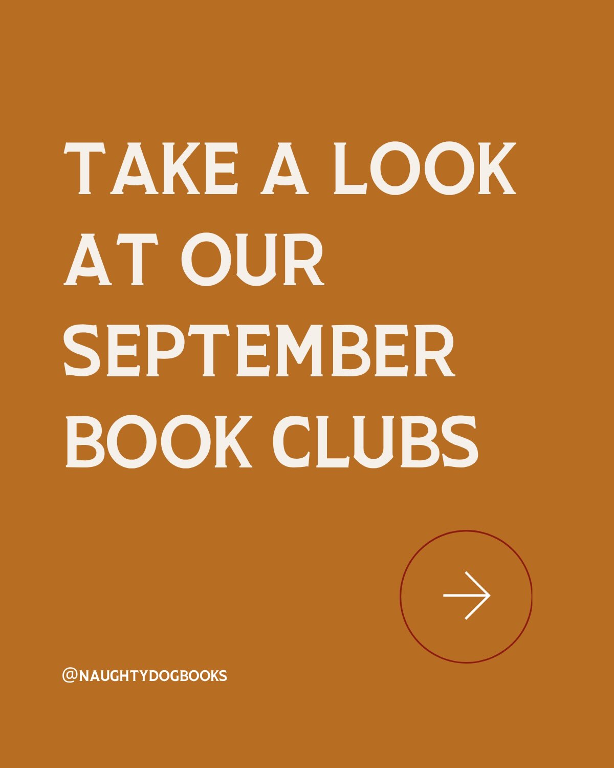 Here is what our book clubs are reading this month!🍂🍁