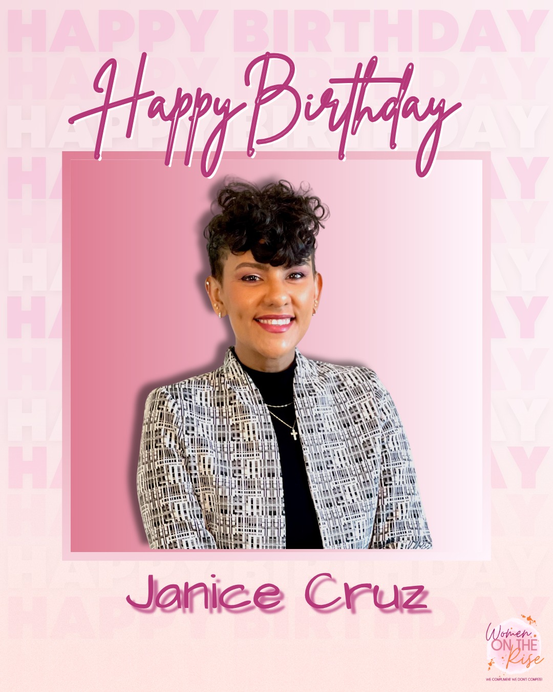 It's Time to Celebrate! 🥳
Please help us wish our fellow member, Janice Cruz, a very Happy Birthday!
We hope you have a great day and a fantastic year ahead! 💖
#birthday #happybirthday #womenontheriseinc #wotrinc #togetherwerise #togetherwecelebrate
