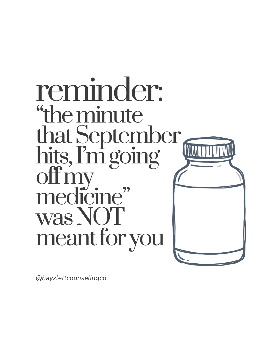 Kinda chic to take your meds 💊
.
.
.
#medicinereminder #mentalhealthiscute #nashvilletherapist #lgbtaiq #adhdtherapy