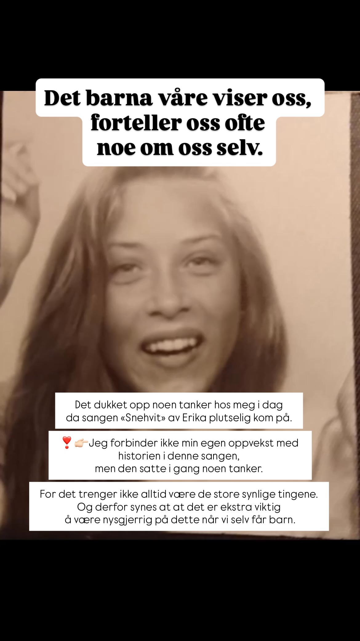 Har du tenkt at det ofte ligger noe dypere bak de følelsene og den masken som barnet ditt bærer? Det kan vise seg som sinne, sorg, stillhet, følelsen at du ikke klarer å nå inn. Noen oppfører seg helt eksemplarisk, men deler sjelden det som foregår på innsiden.
Det barna våre viser oss, forteller oss ofte noe om oss selv. Uansett hvordan familiesituasjonen er, har alltid et barn to foreldre og flere generasjoner bak seg.
Neste gang du opplever barnet ditt som vanskelig
eller at du ikke når inn. Ta en liten pause. Hva er det i meg som mitt barn får frem? Hva vekkes i meg akkurat nå?
Hvorfor reagerer jeg slik jeg gjør?
For barna våres bærer med seg det som kommer fra oss og generasjonene bak oss. Uansett hvor vanskelig det er. Og kanskje noen av dette jeg skriver kan trigge noe i deg. Men da er spørsmålet - hvorfor det? Hva er det som dukker opp hos deg? På dypet. Fordi underbevisstheten vår bærer på så mye som vi kun klarer å se hvis vi dykker dypt. Og dette gjelder ikke bare barna våre, men i alle relasjoner i livet vårt. Det er noe vi skal lære.
Hvis dette traff noe i deg, er det nettopp slike ting jeg jobber med som representant i familiekonsultasjoner. Vi ser på det som ligger under reaksjonene og mønstrene våre, og på det vi kan bære med oss fra familien og generasjonene før oss.