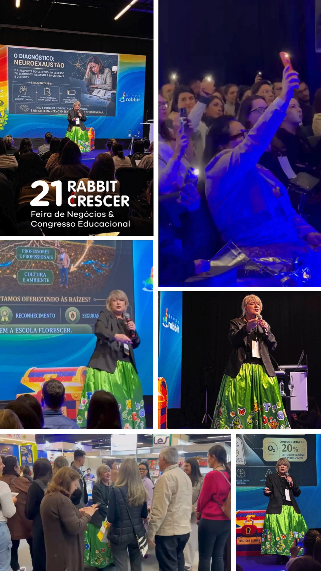 Participar da vigésima primeira edição da Feira Rabbit Crescer foi uma experiência profunda e transformadora, além de ter sido uma oportunidade preciosa para defender uma tese fundamental para o futuro da educação, a de que é impossível exigir excelência pedagógica de equipes que operam em constante estado de neuroexaustão.
Durante a palestra sobre neurociência aplicada à gestão escolar, abordei como a qualidade do aprendizado está diretamente conectada à saúde mental e ao estado cerebral de quem lidera e de quem ensina.
Uma instituição neuroeficiente não é aquela que sobrecarrega seus profissionais acumulando tarefas, mas sim a que constrói um ambiente de clareza, segurança psicológica, energia e presença consciente para que a criatividade possa florescer no trabalho diário.
É por isso que a ludicidade, a música e a vivência prática que levamos ao palco fizeram parte central da própria mensagem, afinal o cérebro humano sempre responde ao ambiente ao seu redor.
Uma das reflexões que mais marcaram essa jornada lembra que o professor não ensina apenas o conteúdo que domina, ele transmite diariamente o estado cerebral em que vive.
Agradeço imensamente ao Grupo Rabbit e a cada mantenedor, gestor e educador que compartilhou esse momento de aprendizado e inspiração.
Ao final dessa experiência, resta uma reflexão essencial para a reflexão de cada líder, sobre qual tipo de instituição estamos construindo todos os dias, se são escolas que pavimentam caminhos para a neuroeficiência ou se são ambientes que alimentam ciclos de neuroexaustão.
#neurociêncianaeducação #neuroeficiência #Neuroliderança #gestaoescolar #liderançaeducacional #excelênciapedagógica #rabbitcrescer #gruporabbitoficial #institutotaniaqueiroz