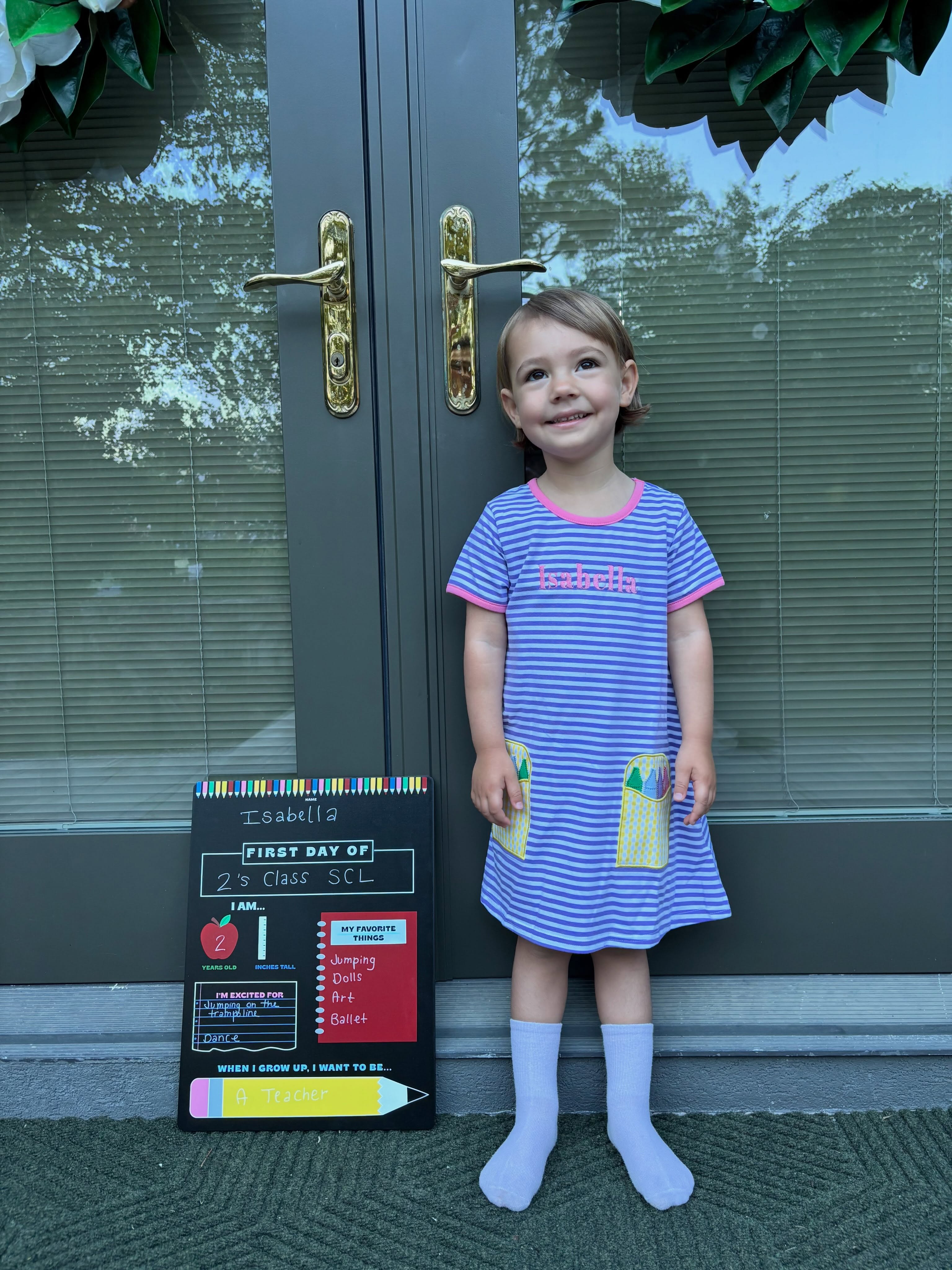 Isabella’s turn! Bella started preschool last week 🥹 and she’s loving it! ♥️