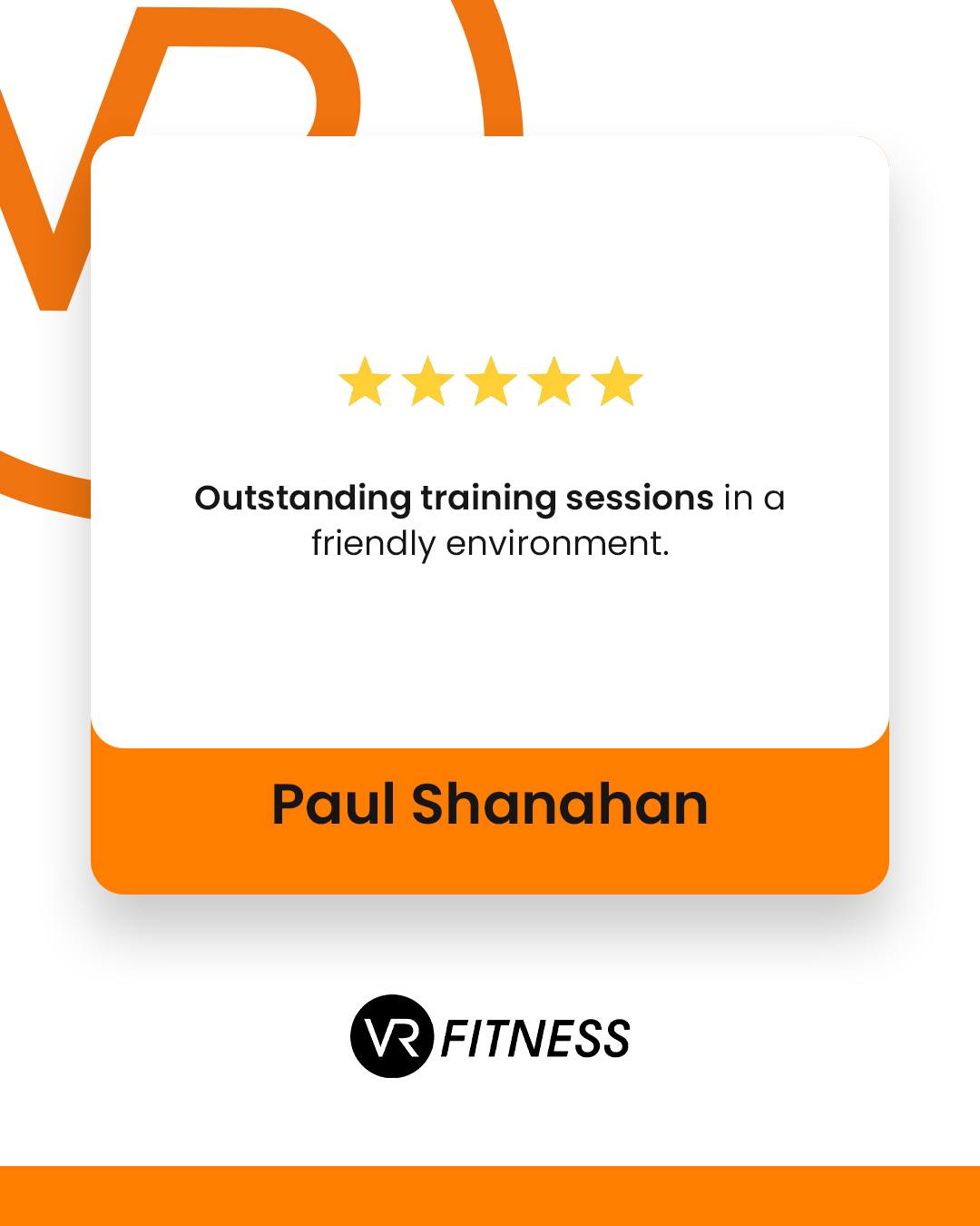Training is better when you feel supported. 💪🟠
From the coaching to the atmosphere, we want every session at VR Fitness to be something you look forward to.
A friendly environment, focused training and the right people around you can make all the difference.
Thanks for the kind words, Paul! ⭐
