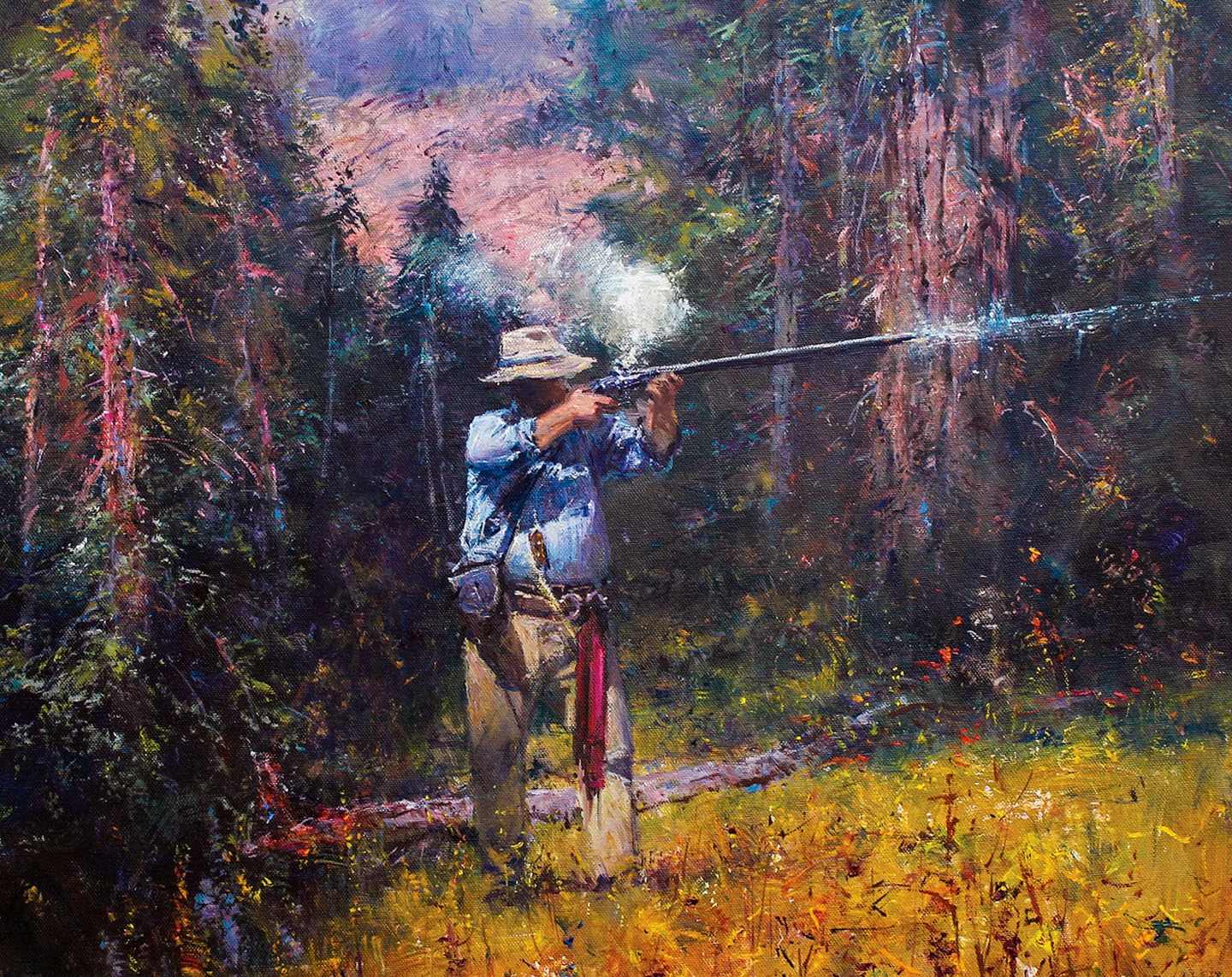 Smoke’s doing most of the talking.
#RobertHagan #WesternArt #CowboyArt #OilPainting #Impressionism #WesternPainting #FineArt #AustralianArtist