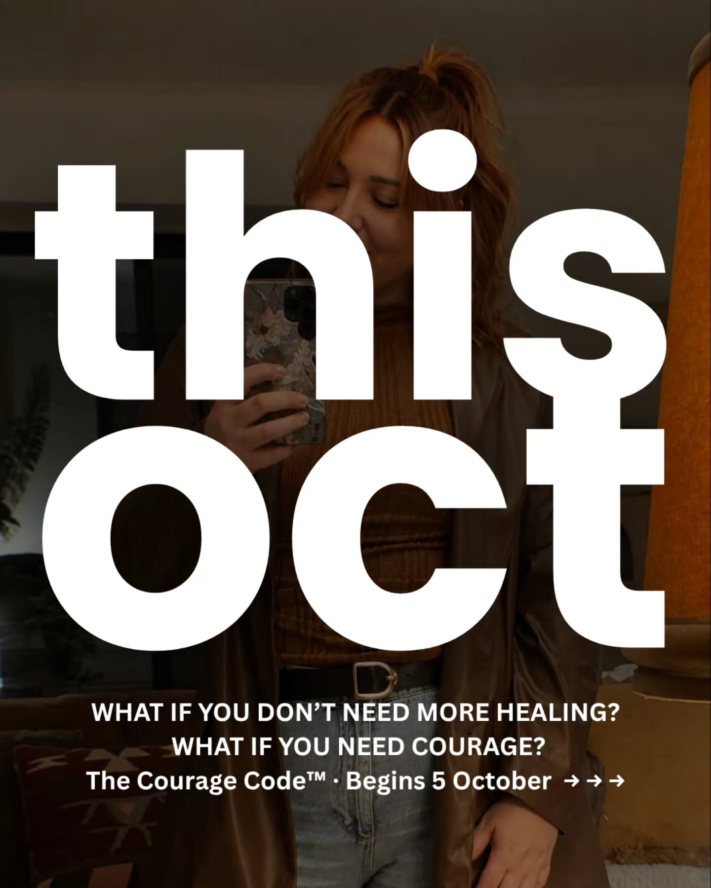 Maybe you don’t need another year of understanding yourself, maybe it’s time to trust yourself enough to actually live differently.
The Courage Code™ begins 5th October.
DM or comment 'COURAGE' if you’re ready.
With Fierce Devotion,
Laura 🦁💖✌🏽🔥🫶🏼✨️