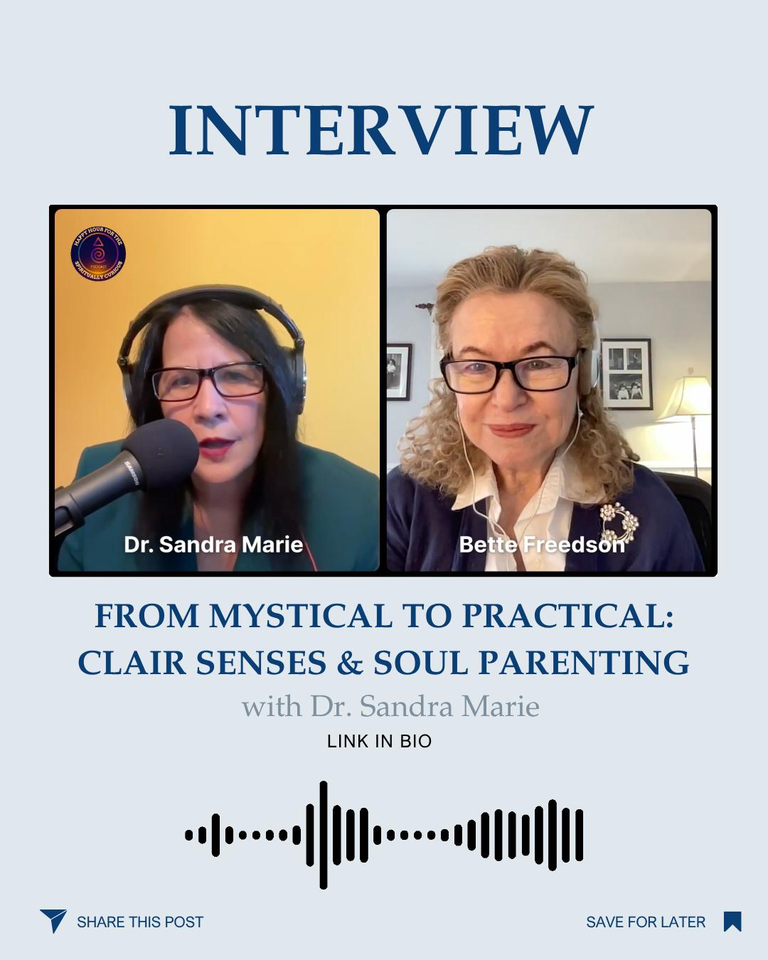 There are conversations that leave you with more certainty.
And there are conversations that leave you with better questions.
I have always preferred the second.
I recently had the pleasure of joining Dr. Sandra Marie for a thoughtful discussion about intuition—not as something mysterious or reserved for a gifted few, but as a natural human capacity that deserves our attention.
We explored questions I've been asking throughout my career.
How do we distinguish intuition from anxiety?
Can psychology and intuitive knowing exist in the same conversation?
What happens to intuition during times of grief?
How do we raise children in ways that honor both practical wisdom and the deeper wisdom of the soul?
Whether you're simply curious about intuition or you've been exploring it for years, I hope you'll find something in this conversation that stays with you.
I'd love to know what resonated with you.
P.S. You can watch the full interview through the link in my bio. And if you're interested in exploring these ideas further, The Intuitive-Self Handbook is available on Amazon in paperback and Kindle.