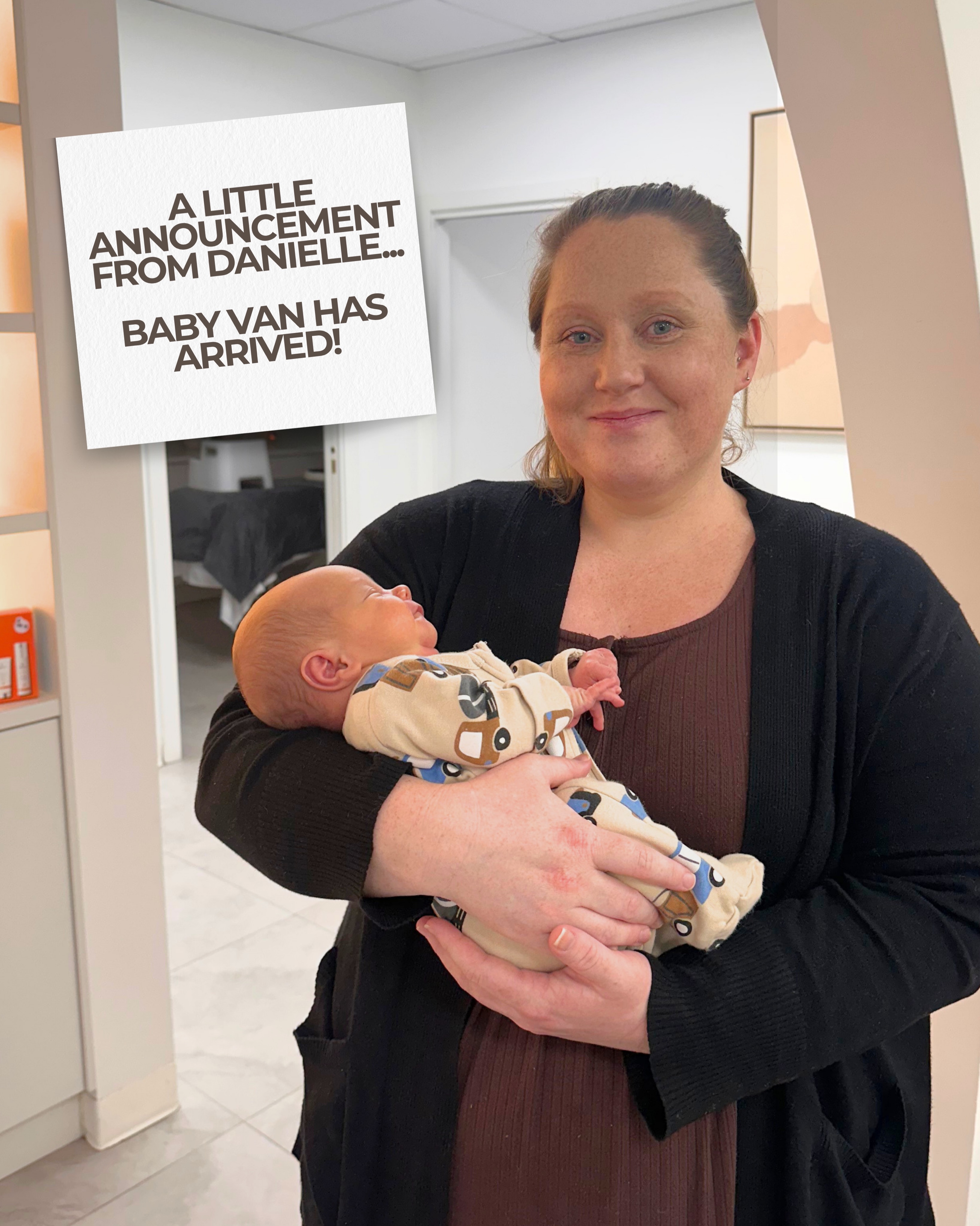 Our beautiful Danielle has welcomed her little man, Van, into the world! 🤎
Mum and baby are doing wonderfully, and Danielle is soaking up every precious newborn moment.
A big thank you to all of her amazing clients for your patience, love and understanding while she enjoys this special time with her new little family.
Welcome to the world, baby Van! 🥹