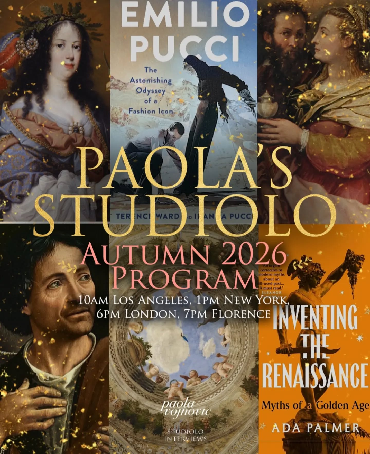 🍂 The doors of Paola’s Studiolo are opening again…
A new season of art, discovery, conversation — and a few surprises — is about to begin.
This Fall, we’ll travel together through extraordinary paintings, explore exciting exhibitions, meet fascinating artists, and find new ways of looking at art — including, for the first time, an art-centered meditation.
Whether you’ve been part of the Studiolo before or are curious to discover it for the first time, I would love to welcome you with a stellar program of guests:
@joenavarro_official
@adelinamodesti
@lilitsadoyan.phd
@sally.j.cornelison
@gsubelyte
@emmahepburnferrer
#AdaPalmer
@andrew.graham.dixon
@terenceward.idannapucci
#GaryRadke
The full Fall program is here — come for the art, stay for the conversation! 💖