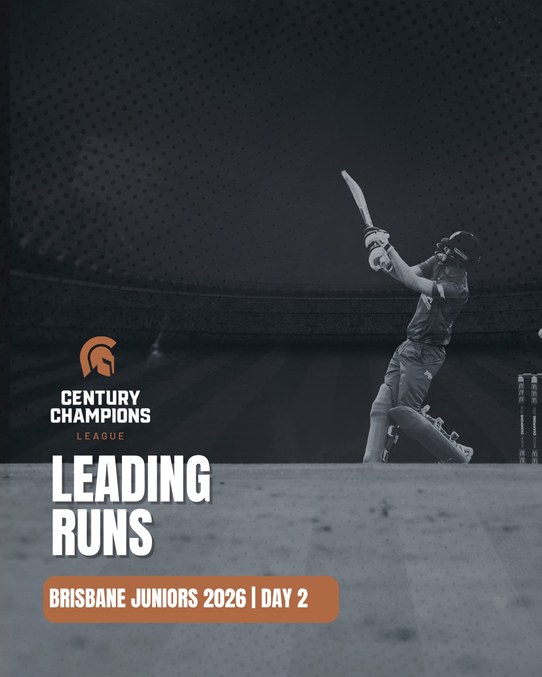 🏏 THE RACE FOR TOP BAT IS HEATING UP! 🔥
After Day 2, the leading run scorers are starting to separate themselves from the pack — but there’s still plenty of cricket to come. 👀
Who will finish on top and take home Most Valuable Batsman of the Brisbane Juniors Tournament? 🏆
Tag your pick below 👇
#CenturyChampionsLeague #CCL #BrisbaneJuniors #WhereChampionsRise