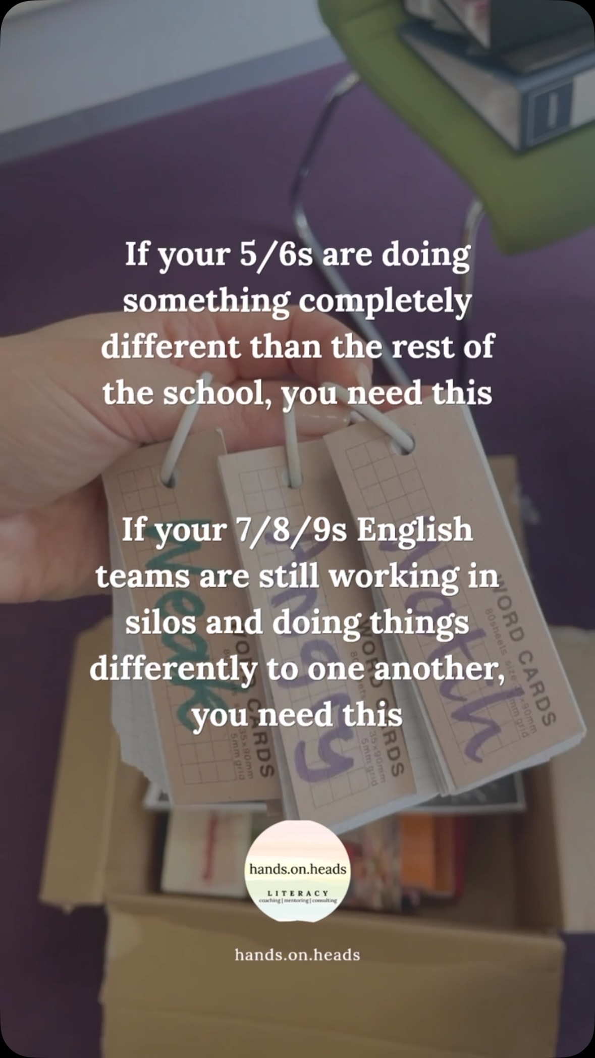 Comment 'READING', and I'll send you the training to learn the 4 non-negotiables you need in your literacy block / English lessons.