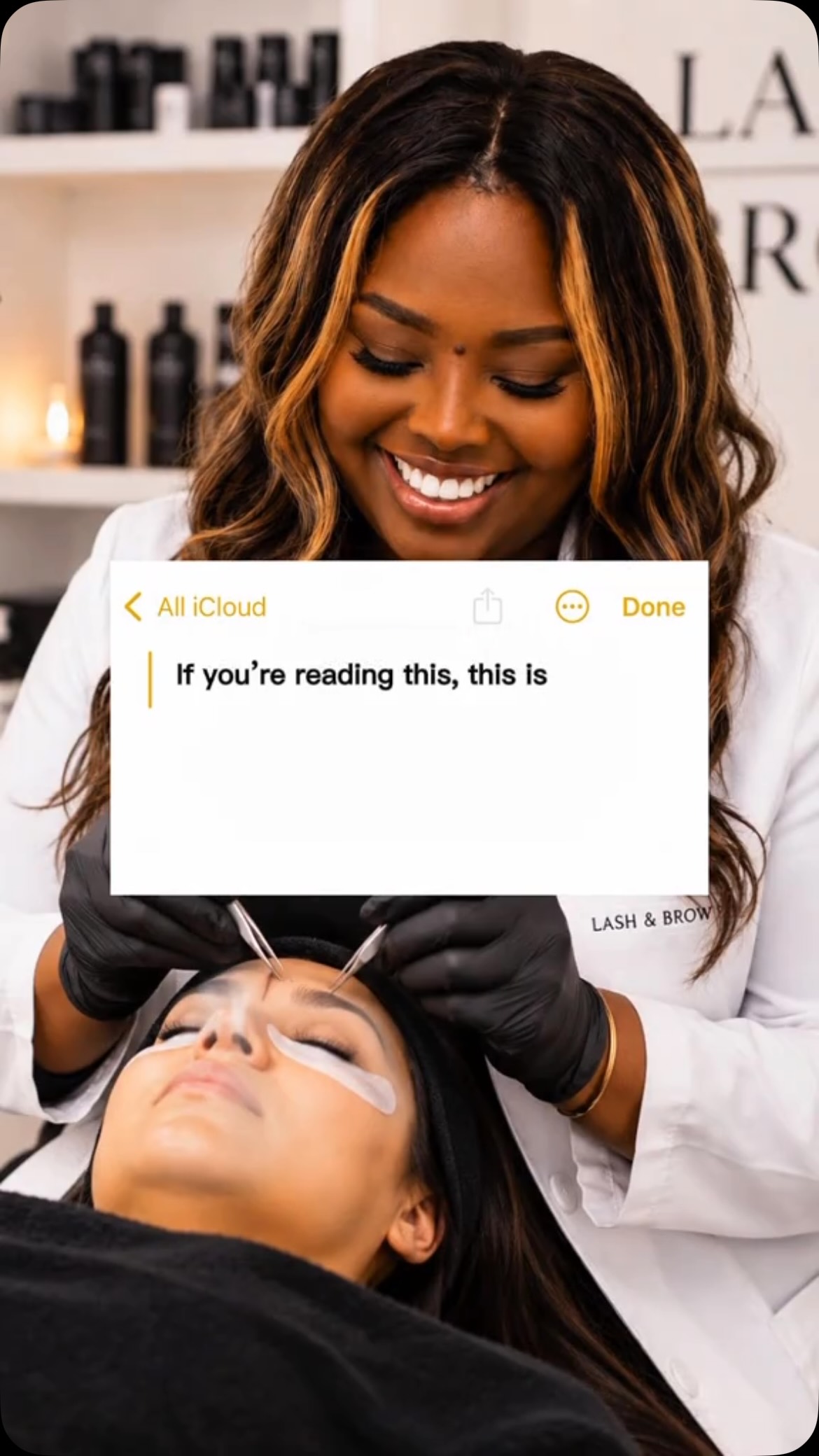Your Sign from the Universe 💫
POV: You ask for a sign, and this pops up on your feed. It’s time to treat yourself!
✨ Link in bio to book your lash appointment ✨
#Lashtech #Lashlove #Lashextensions #lclashandbrowbar