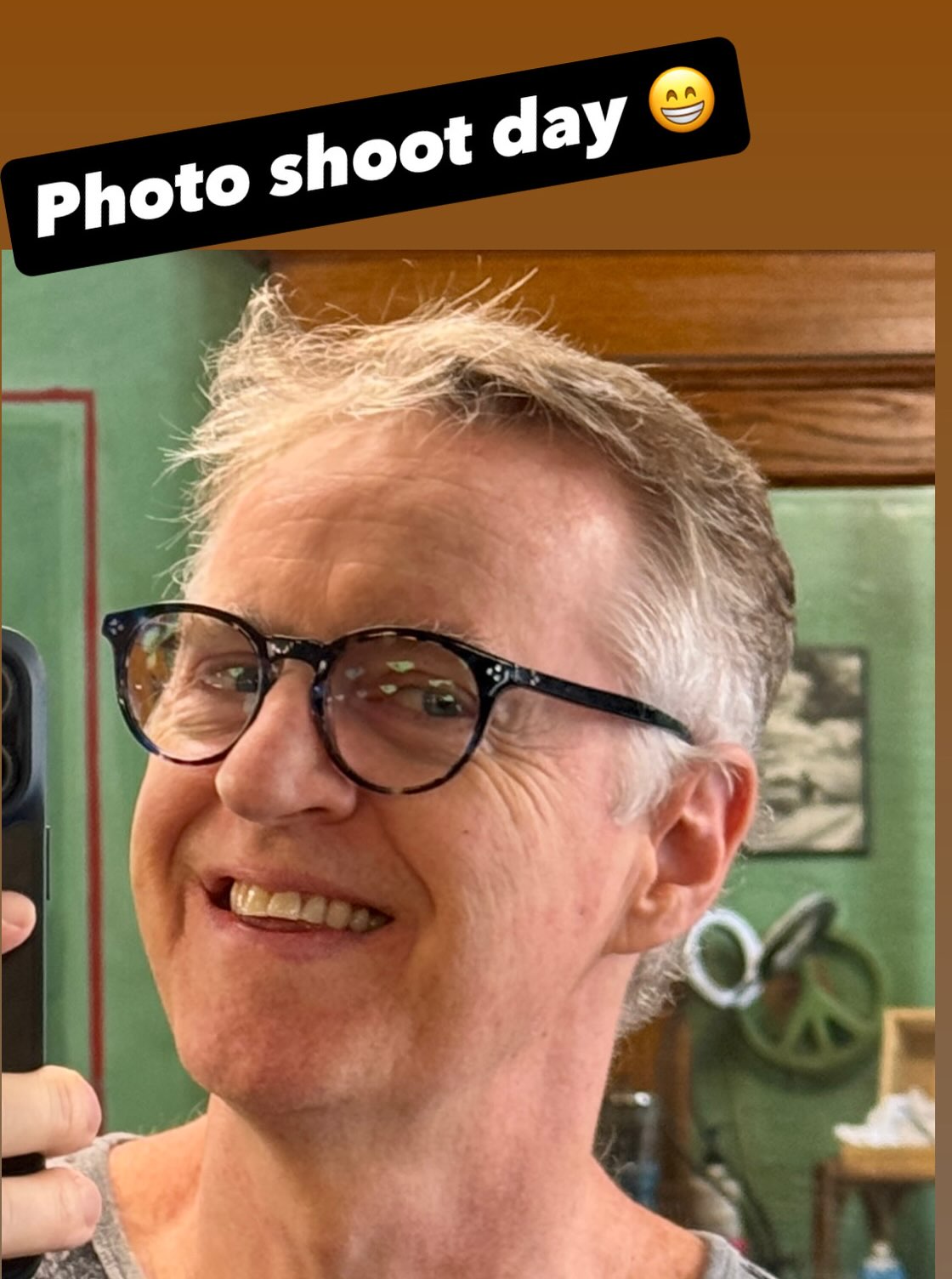 Got the fancy haircut from Nicholas at @gabbysbarbershop. Thank you!
Photo shoot in three hours – weather permitting.
It better permit, because I’ll never get it to look like this again 😂😂
---
Weather did not permit very well, but looks like we got some great stuff indoors that I think will work, and a few outdoors under a big tree in the drizzle.
The photographer had a great eye for using some interesting pieces in my apt. We'll see how that turns out.
#authorphoto #authorphotos #gaysoldiers #bookjacketphoto #gaysoldier