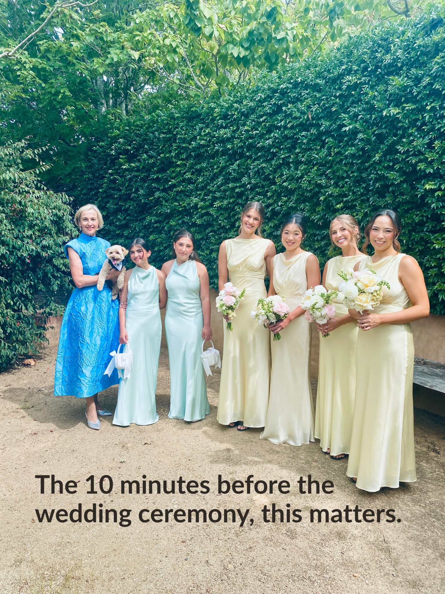 The 10 minutes before the wedding ceremony matters. They’re one of my favourite little pockets of a wedding day.
As a Wollongong / South Coast marriage celebrant, this is where I bring everyone together for a quick check in. When people know what’s happening, they relax and that way, they enjoy it.
Even Archie, the dog wonder, performed his part beautifully- a zigzag zoomie down the aisle🤩
It’s the little moments behind the scenes that help couples, their families and their wedding day feel confident, calm and ready to celebrate.
Venue @worrowing
Photographer @dancartwrightphotography
Dog chaperone @lovewithpawsweddings