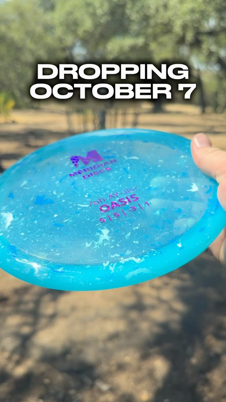 This is gonna be a big one! @meridiandiscs is having one helluva year with new releases and this one might top them all! The 5 | 5 | -3 | 1 Oasis drops October 7. Can’t wait!
#discgolf