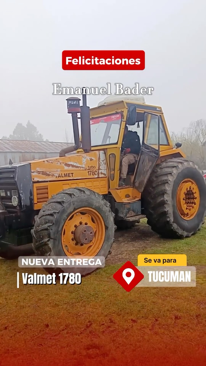 ¿BUSCÁS UN USADO QUE NO TE DEJE A PIE? HACÉ COMO EMANUEL BADER. 🚀🚜⚙️
Desde Tucumán se contactaron con nosotros buscando potencia real, y la respuesta fue contundente: nuestro Valmet 1780 Seleccionado.
¿Por qué nuestros usados viajan por todo el país?
✅ Revisión integral: Chequeo minucioso de motor, transmisión e hidráulico antes de la entrega.
✅ Transparencia comercial: Sabés exactamente qué máquina te estás llevando.
✅ Logística y respaldo: Te acompañamos en todo el proceso de carga y despacho hasta tu zona.
Agradecemos a Emanuel por elegir la seriedad y el compromiso de Trevor Agro. ¡A sacarle el máximo rendimiento en tierras tucumanas! 💪
#TrevorAgro #TractorUsado #Valmet #MaquinariaPesada #InversionInteligente