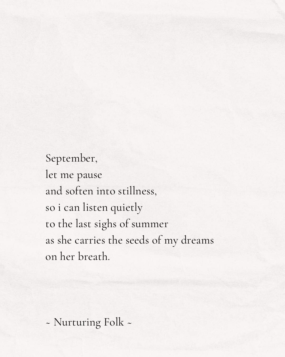 My love, you don’t have to rush. If you want, you could replenish, renew or reconnect to your inner guidance this month.
I know September can feel like a fresh start, full of back-to-school energy and new beginnings. But before you get swept up in all of that, I want to remind you that September also offers us the chance to pause.
To drop deep into our hearts. To linger in this tender moment between seasons.
Maybe now is the time to check in with yourself:
What do you need to sustain your mind, body and soul?
What do you want to take with you into the rest of the year?
What do you want your journey to look like?
And before we transition into autumn, remember to honour the transformation that has already unfolded. The small, unseen moments. The seeds sown. The dreams tended.
It all matters. It all deserves to be acknowledged before we begin our next cycle within a cycle.
So don’t rush.
Just pause.
Be here now.
If you’d like to support my work, you could share this post with someone who would appreciate it. Thank you x
#slowdown #seasonalliving #wordstoliveby #wtitersofig #spiritualawakening
Medicine woman / Anamist / live by the seasons / embodiment / breathe / begin