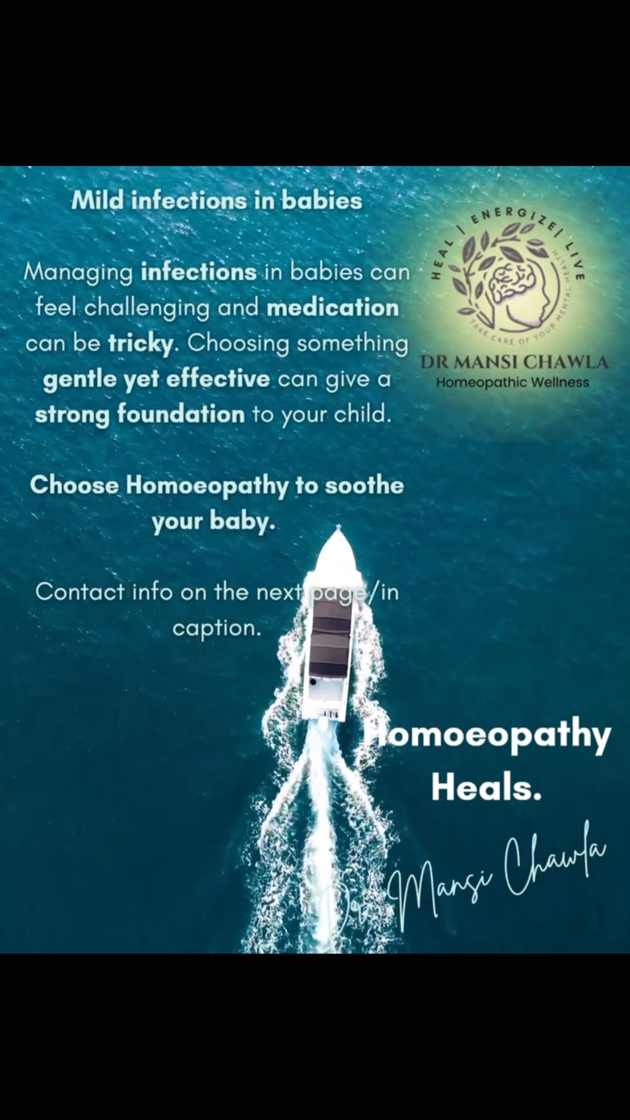 Don’t forget to keep up with your health check ups. It’s always good to know what’s going on on the inside.
_For anything that isn’t at 💯 there’s Homoeopathy_
📝 Book your consultation today! Visit drmansichawla.com 💻 or call +91 99710 78406 ☎️
.
.
.
.
Dr. Mansi Chawla 🏥
BHMS (MD- Homoeopathic Psychiatry)
.
.
.
🌼 Holistic Healing|| Compassionate Healthcare|| Individualised Approach 🌼
.
.
.
In-clinic visit at Noida and Delhi 📍
*Online consultations for India and overseas available* 📱
.
.
.
homoeopathyheals • yourmoderhomoeopath • homoeopathyforkids • homoeopathyformentalhealth
Heal | Energise | Live
Better with Homoeopathy 🍀
