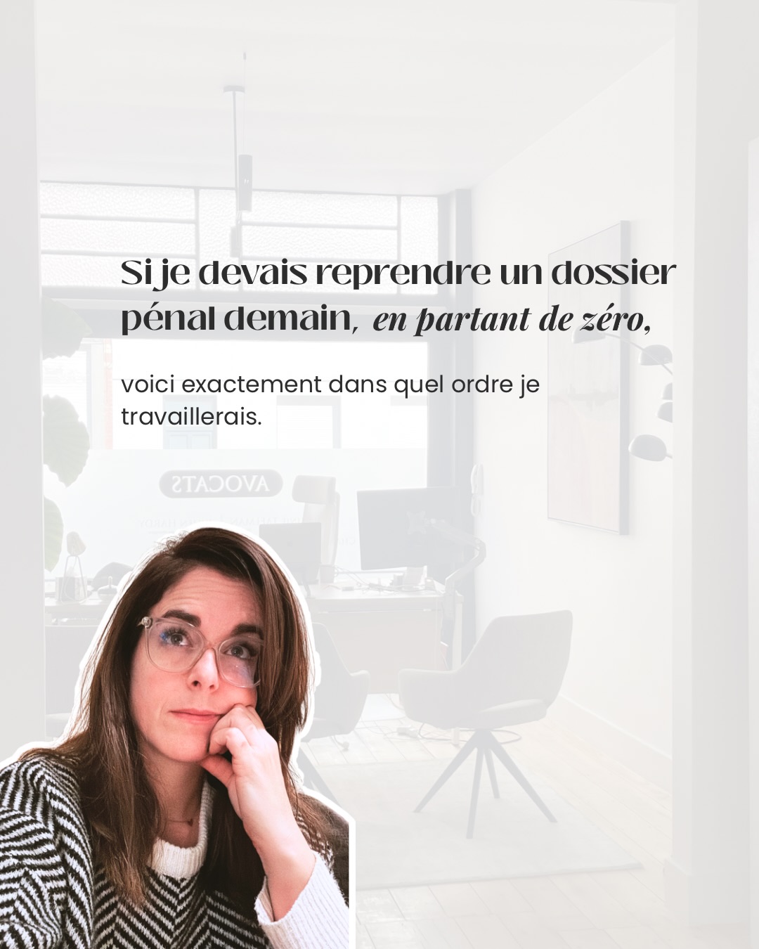 Si je devais reprendre un dossier pénal demain, en partant de zéro, voici exactement dans quel ordre je travaillerais.
Neuf étapes, dans l’ordre où je les fait réellement. Ce qu’on imagine rarement, c’est le moment où l’avocat n’a encore rien, si ce n’est les trois documents qu’a reçu son client détenu: mandat d’arrêt, interrogatoire et audition).
Chaque dossier impose son propre chemin.
Dites-moi en commentaire l’étape qui vous a le plus surprise. #penal #défense #avocate #focus #rigueur
