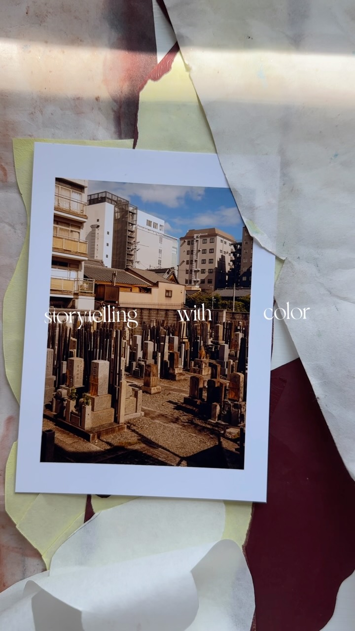 I needed to form a color palette with a mix of bright colors and warm metallics for a commission I’m working on for @midnight___gallery
On the photo inspiration wall in my studio I have images my friend @willcrooksphoto captured in Tokyo of storefronts, architecture, tiled exteriors, and the quiet geometry of a cemetery. I’m drawn to the way color and shape exist in these places almost accidentally.
The photographs helped me think about how color can convey the emotion of a place. The mix of warm and cool tones, synthetic and organic, weathered and new, creates an atmosphere that gives color nuance and depth.
The inspiration finds its way into finished work in fragments that slowly come together.