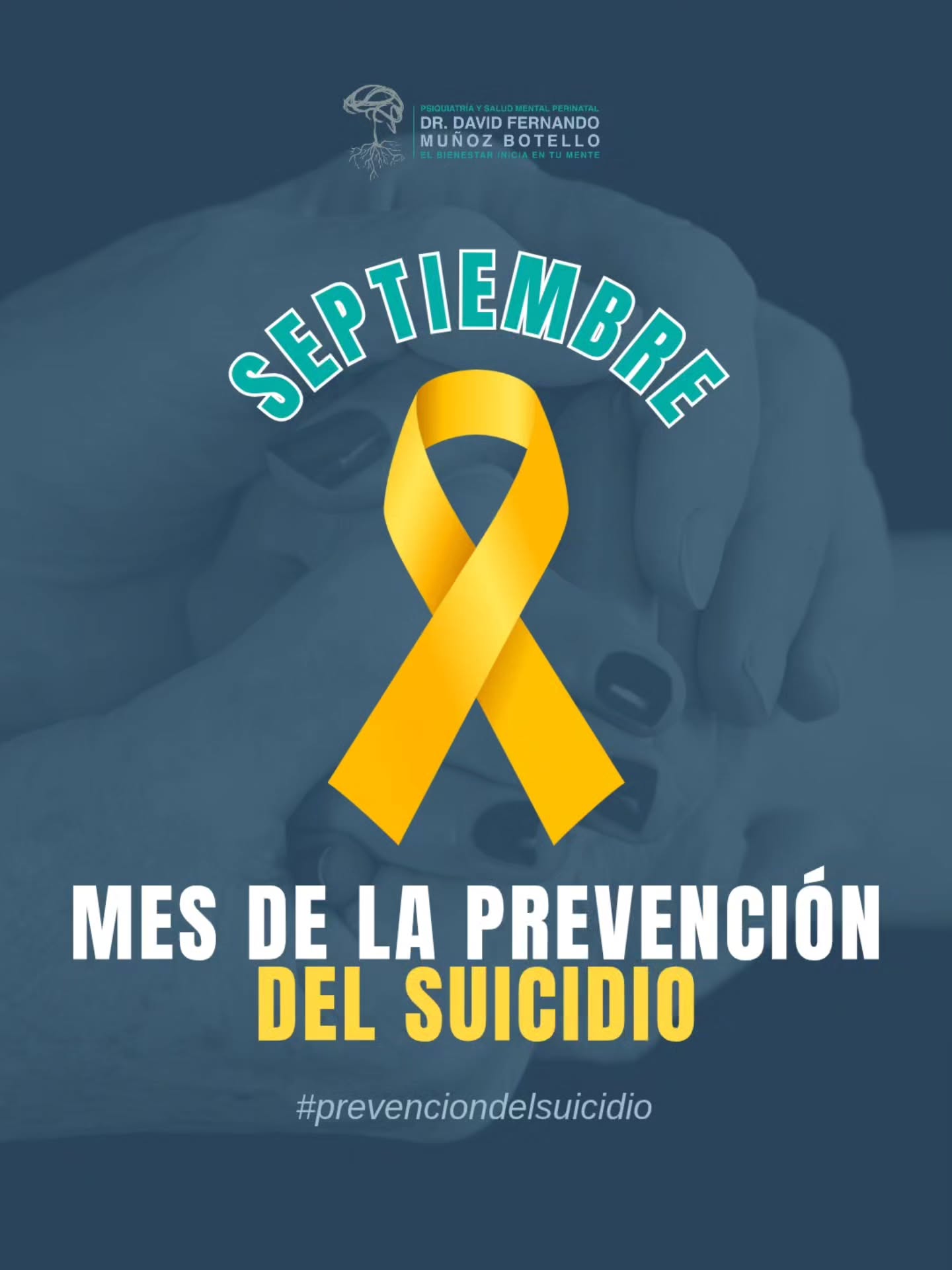 Hablar de suicidio también es prevenir. 🧠💙
Septiembre es el Mes de la Prevención del Suicidio, una oportunidad para recordar que detrás de muchas señales de sufrimiento puede haber una persona que necesita ser escuchada y acompañada.
No siempre es fácil saber qué decir, pero acercarnos, escuchar sin juzgar y tomar en serio las señales de alerta puede marcar una diferencia.
Si tú o alguien cercano está atravesando una situación de crisis, buscar ayuda profesional es un paso importante. No tienes que enfrentarlo en silencio.
La prevención comienza cuando dejamos de ignorar el sufrimiento y nos atrevemos a hablar de él.
#PrevenciónDelSuicidio #SaludMental #Psiquiatría #CuidarLaSaludMental #Septiembre