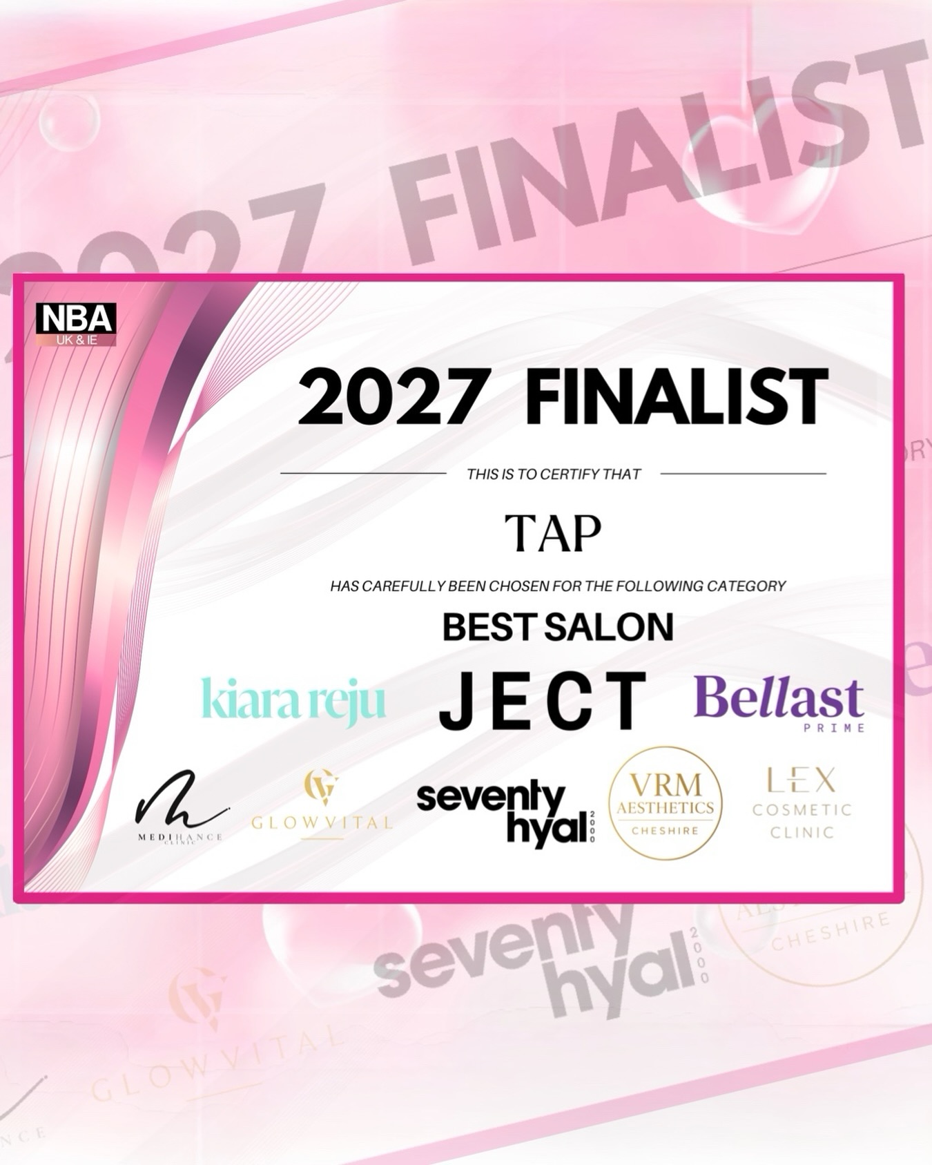 weโre over the moon to share some big news with you all โฆ
Weโre FINALISTS FOR THE NATIONAL BEAUTY AWARDS ๐ โจ
Weโre so incredibly happy, excited and so grateful that weโve been shortlisted by the @nationalbeautyawards for BEST SALON ๐๐ผ
Out of thousands of entries from all over the UK and Ireland, weโve been selected as one finalists and we canโt believe it ๐ญ๐ฅน such a proud moment to be recognised amongst so many incredible salons and beauticians nationwide ๐๐ผ
We started Tap almost 8 years ago as 2 best friends wanting to create a space where people felt their best selves, felt comfortable and just like the girls bathroom made some friends along the way ๐ and to now both be chosen as finalists just feels like a dream โ๏ธโจ
Thank you so much to all our clients incredible customers who choose tap time and time again, you all really do put smiles on our faces and brighten our day ๐ we honestly would not be here today without all of you, keeping us booked and busy and being the reason why we love our jobs ๐ฅฐ we love you all so so much ๐ฉท
And of course we would be nothing without our tap family and the most amazing team we could ever ask for ๐ซถ๐ป Super proud of all our incredible tap team who are just the best at what they do and the most amazing group of people we have the privilege of working alongside ๐ค๐ผ we love you all so much โค๏ธ
We canโt wait for the final next January, and hereโs hoping 2027 is our best year ever ๐๐ผโจโค๏ธ
liverpoolsalon liverpoolbeauty liverpoolbeautysalon liverpoolbeautyclinic nationalbeautyawards