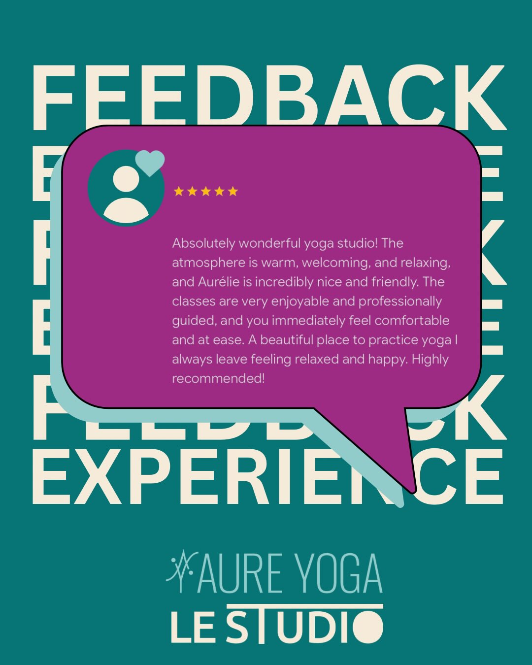 THANK YOU 🙏🤍
For your trust, your curiosity, and for taking the time to share such beautiful feedback on my Google space and website. It truly means a lot to me! 🥹
I feel incredibly grateful for this space, this practice, and for each and every one of you who shares it with me. 🤍
Can’t wait to be back at Le Studio tomorrow and see so many of you on the mat! 🤗🧘♂️
See you there! ✨