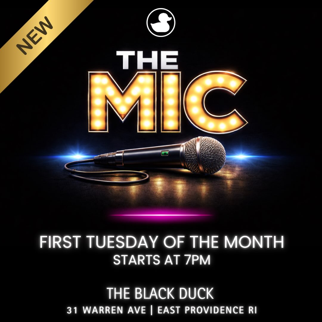 Tuesday has been a lot funnier here on the first Tuesday of each month!
Tomorrow, grab a drink and catch some funny local comics from 7-9pm.
#comedy #standupcomedy #eastprovidence #blackduck
