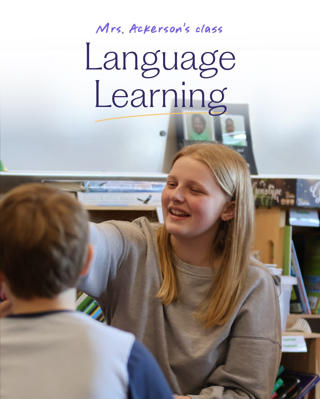 See the work our enrichment students are doing in the link in bio: Loving Neighbors in Every Language! Learning with Purpose is a CPCS core value, & Mrs. Ackerson’s enrichment students put it into action! Each student chooses a new language to learn and showcases their skills at our annual language fair. Thank you, Kids Corner & ReFrame Ministries, for showcasing our students!
*Here’s photos from last school year’s language lunches, where all the grade levels met together for lunch, prepared for the language fair, and heard from parents who spoke other languages!