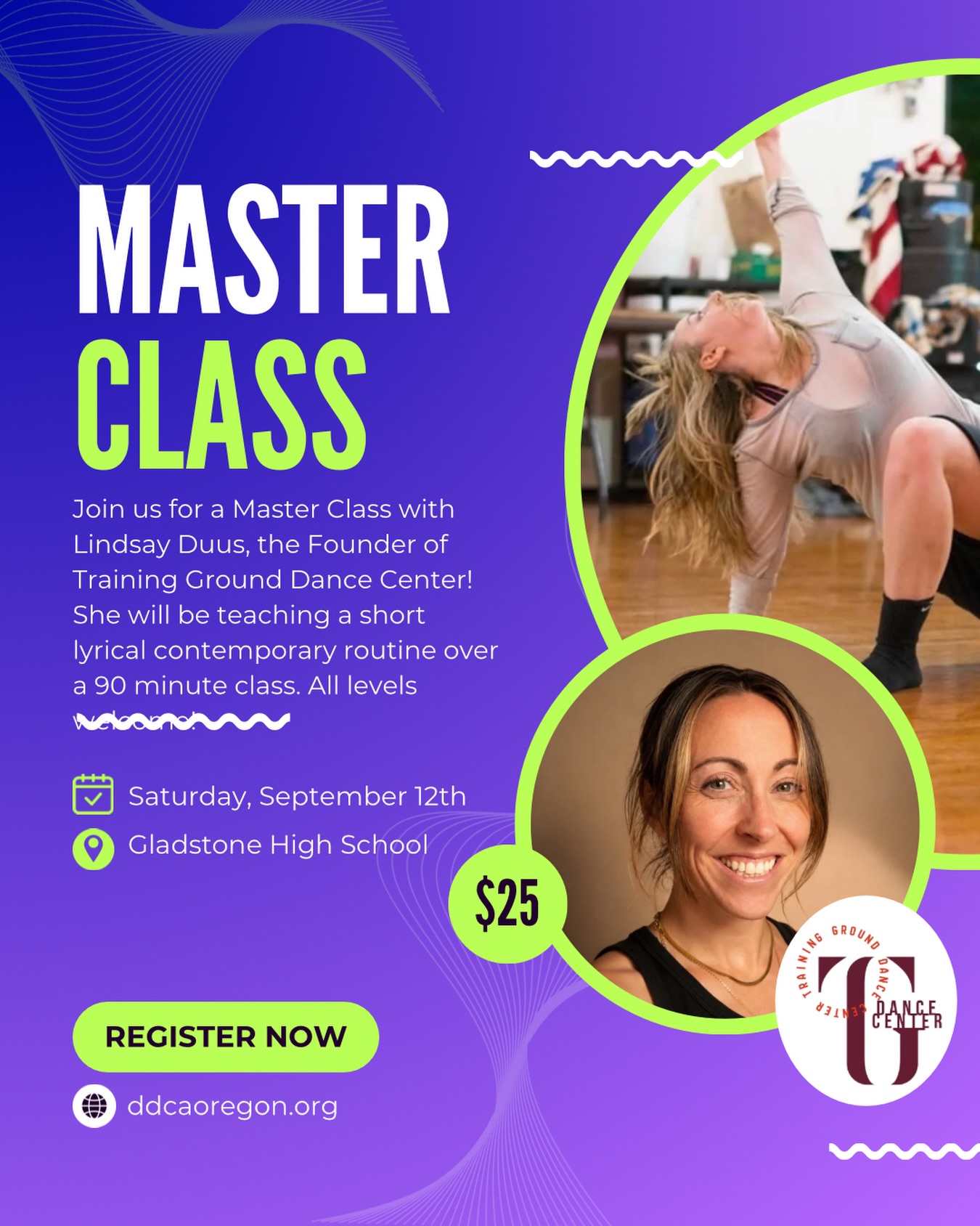 We are so excited to announce our Fall Master Class instructor! We hope you’ll dance with her on September 12th.
Register now at our website! Link in bio 🔗
#falleducation #masterclass #lyricalcontemporary
