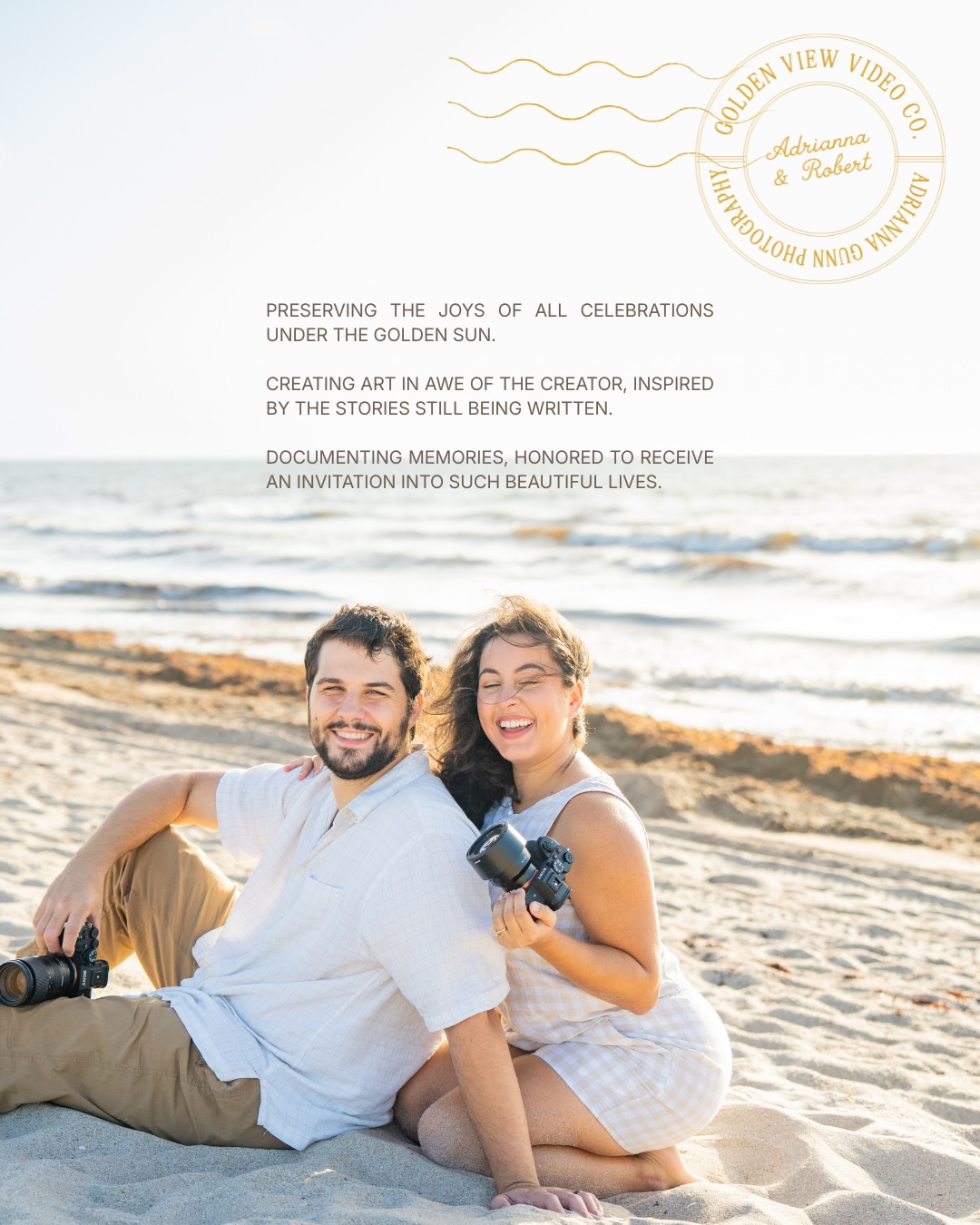 Took this redesign as an opportunity to reflect on the past five years and create a purpose statement that honors that. ✨
Golden View Video Co and Adrianna Gunn Photo exist for the purpose of
🌞 PRESERVING THE JOYS OF ALL CELEBRATIONS
UNDER THE GOLDEN SUN.
🕊️CREATING ART IN AWE OF THE CREATOR, INSPIRED BY THE STORIES STILL BEING WRITTEN.
💌 DOCUMENTING MEMORIES, HONORED TO RECEIVE AN INVITATION INTO SUCH BEAUTIFUL LIVES.
Staying true to our Florida roots, while embracing the whimsy of the “Wish You Were Here” feeling we hope shines through what we create from the memories you wish you could travel back to.
Can’t thank @hopescreativeco enough for the beautiful work she did for us. A brand identity that united both facets of our business with a look that reflects the experience we want to provide our clients. Fun, relaxed, celebratory, and uniquely with the Gunns. 🫶
#orlandoweddingphotographer #orlandoweddingvideographer #floridaweddingvideographer #disneyweddingvideographer #disneyweddingphotographer
