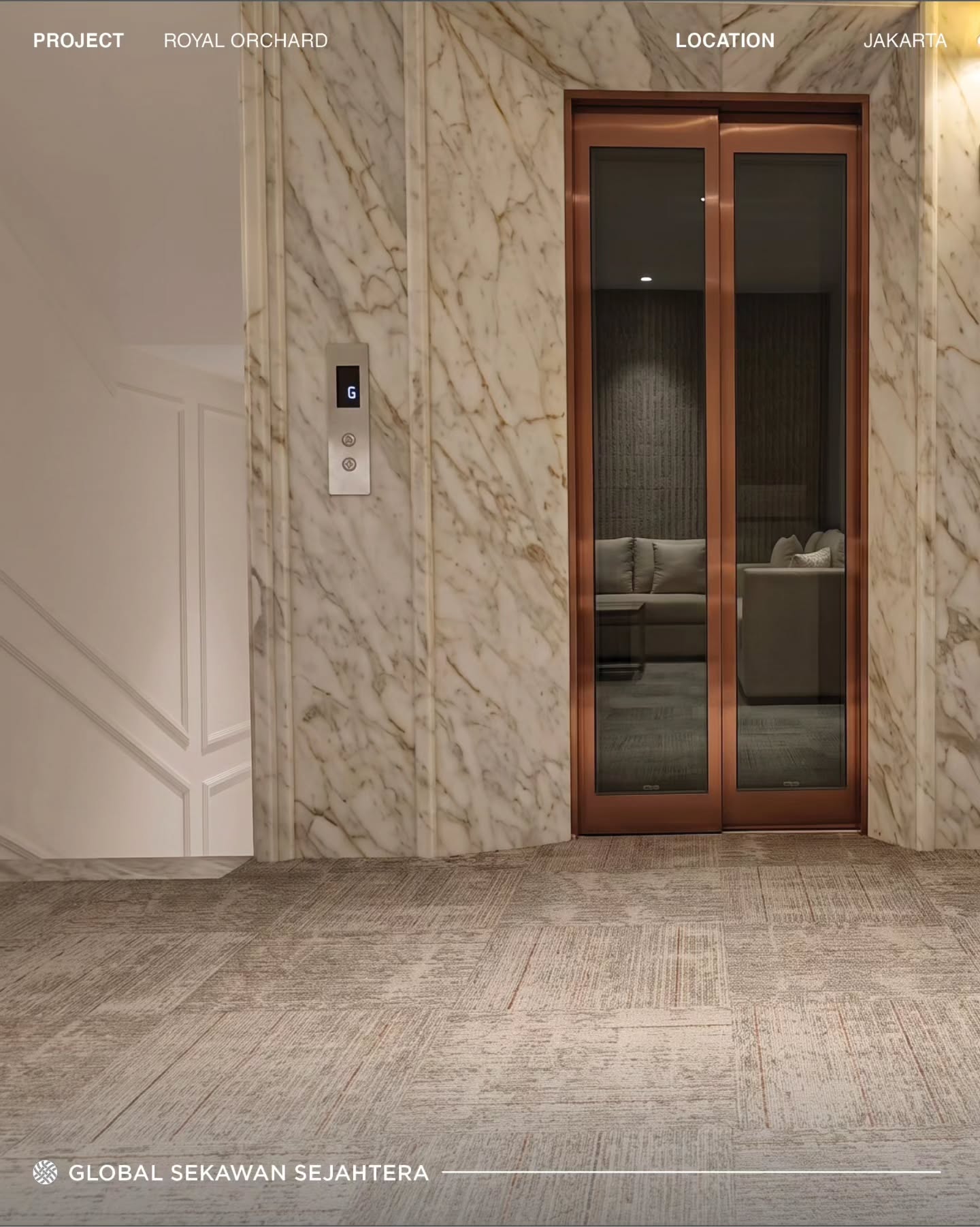 A refined carpet for a refined space ✨
Through the Royal Orchard project, we delivered a flooring solution designed to complement its luxurious and timeless interior.
The Artemis Collection pattern adds warmth to the space, while creating a harmonious visual transition with the surrounding marble surfaces and architectural details.
#kontraktorjakarta #kontraktorindonesia #proyekinterior #globalsekawansejahtera #karpettilejakarta