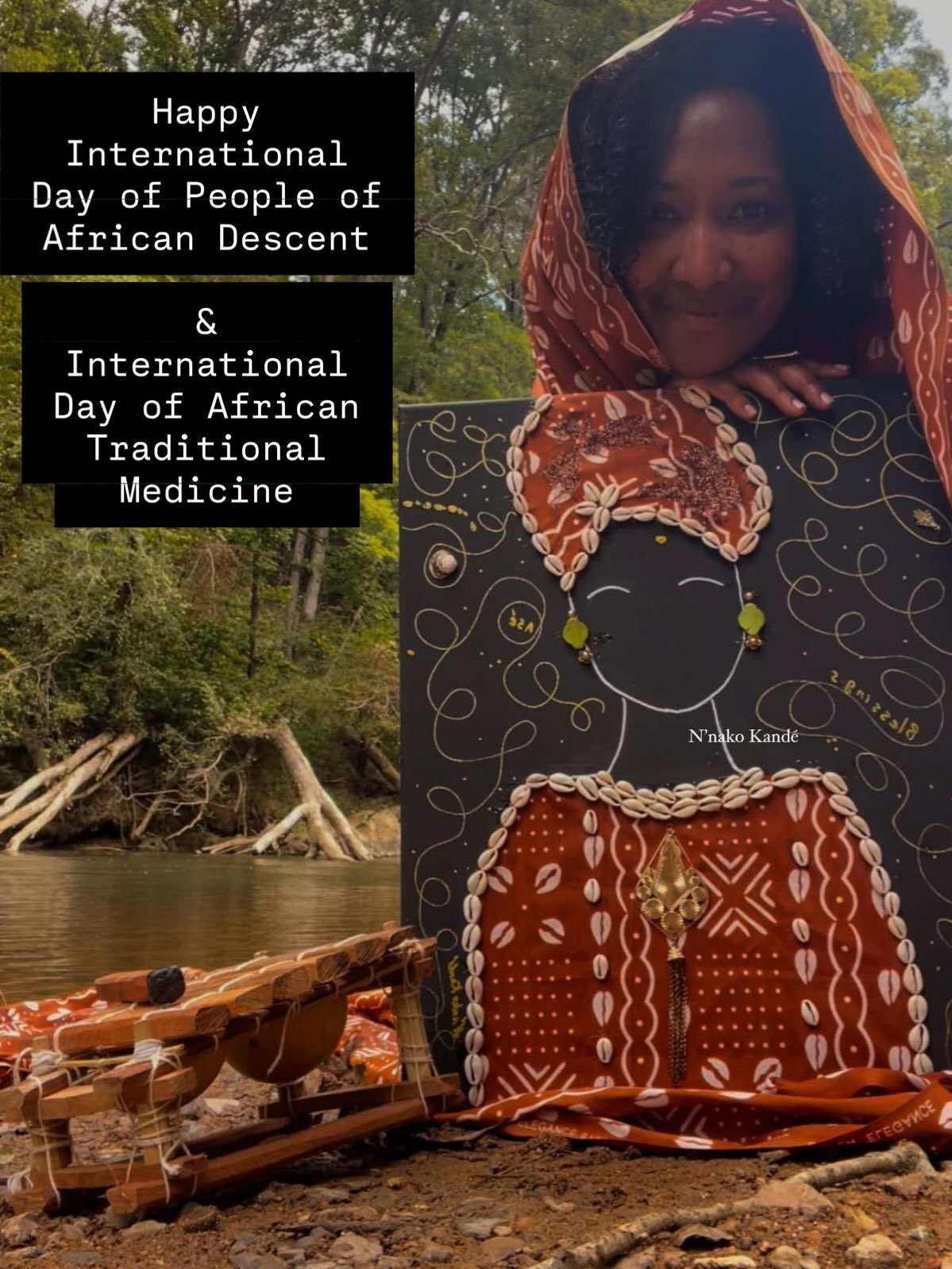 Did you know August 31st is the International Day of People of African Descent and also the international Day of African Traditional Medicine?
Did you also know that what is my favorite thing about Silent Hour ™️ practice is that it was birthed in an arboretum where I get to enjoy learning about the traditional medicine of Native American and that my upcoming short film The Land Remembers, like most of of work, is a bridge between ancestral lands? Happy August 31at! Celebrate with a book, a journal or an artwork 😉
#africandescent #africanstorytelling #fortheculture #blackart