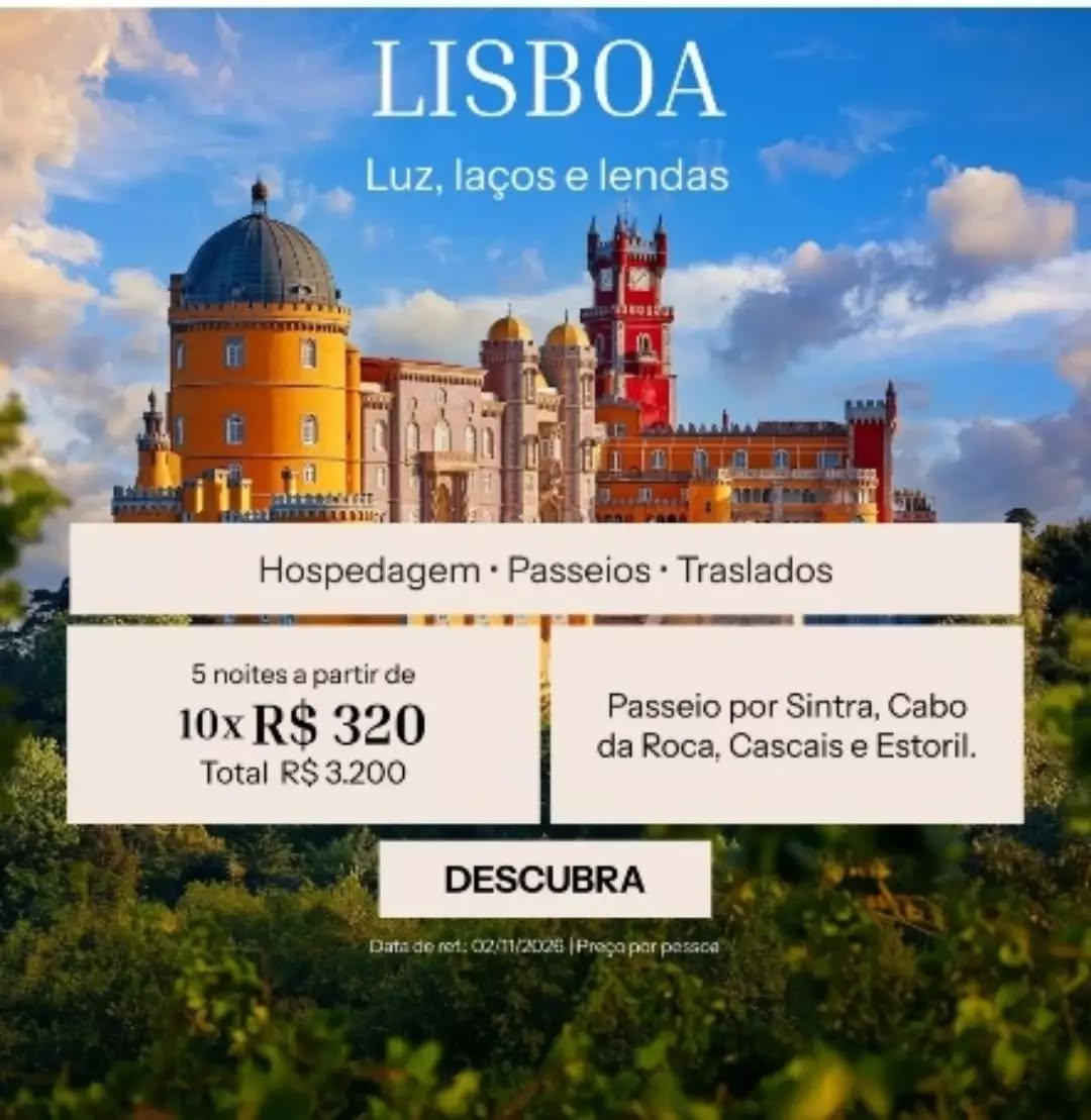 Que tal um café e um pastel de Belém em Lisboa? Parta com a Viaje Bem ! Nos chame no direct e faça seu orçamento 😉
