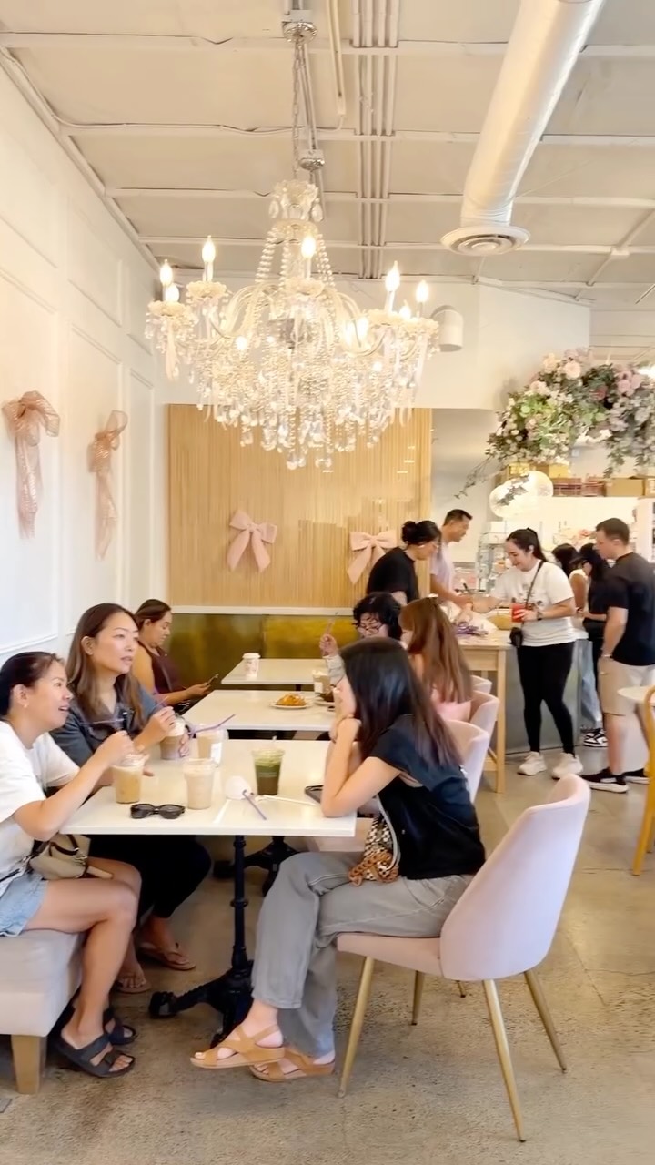 Grateful the community always shows up. In this case, it was the BTS Army. Kim Le became an Army this year so she wanted to bring some of the dynamite to Morning Lavender. We spent the whole weekend crafting some BTS freebies and so happy to see everyone enjoying them today. More importantly we were happy to see fans engaging with each other in our wonderful space. We canโt wait to do it again tomorrow! ๐