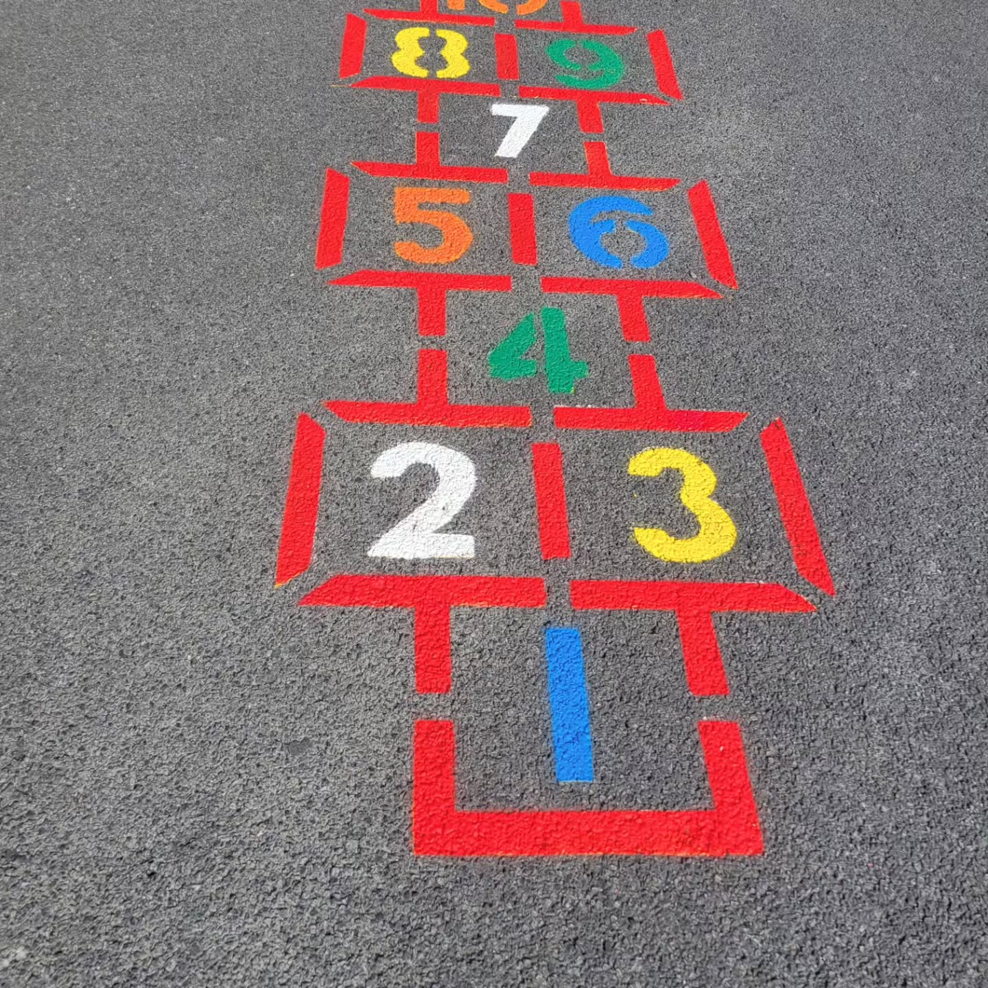 Thank you to the Parents' Association for updating our snakes and ladders on the yard!