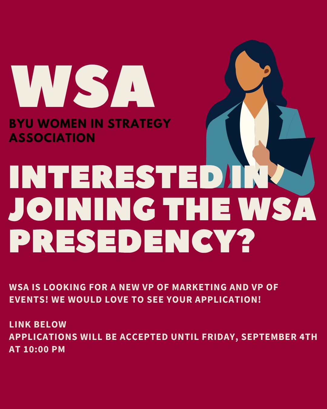 Apply here or at the link in our bio: https://forms.gle/p8uT81xj5jYXk7vJ6