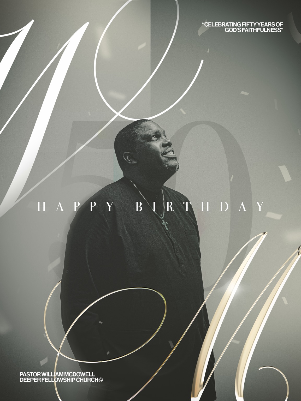 Family, join us in celebrating our lead pastor, William McDowell, on his 50th birthday! 🎉
We are grateful for the gift of your life, your leadership, and your faithful yes to God. Thank you for serving and shepherding this house with such faithfulness and for pouring into the body of Christ around the world.
Your life and ministry are a gift to us, and we honor you today.
Help us celebrate and honor Pastor William by leaving a birthday message below and letting him know how his life and ministry have impacted you. ❤️
Happy 50th Birthday, Pastor William! We love you!
