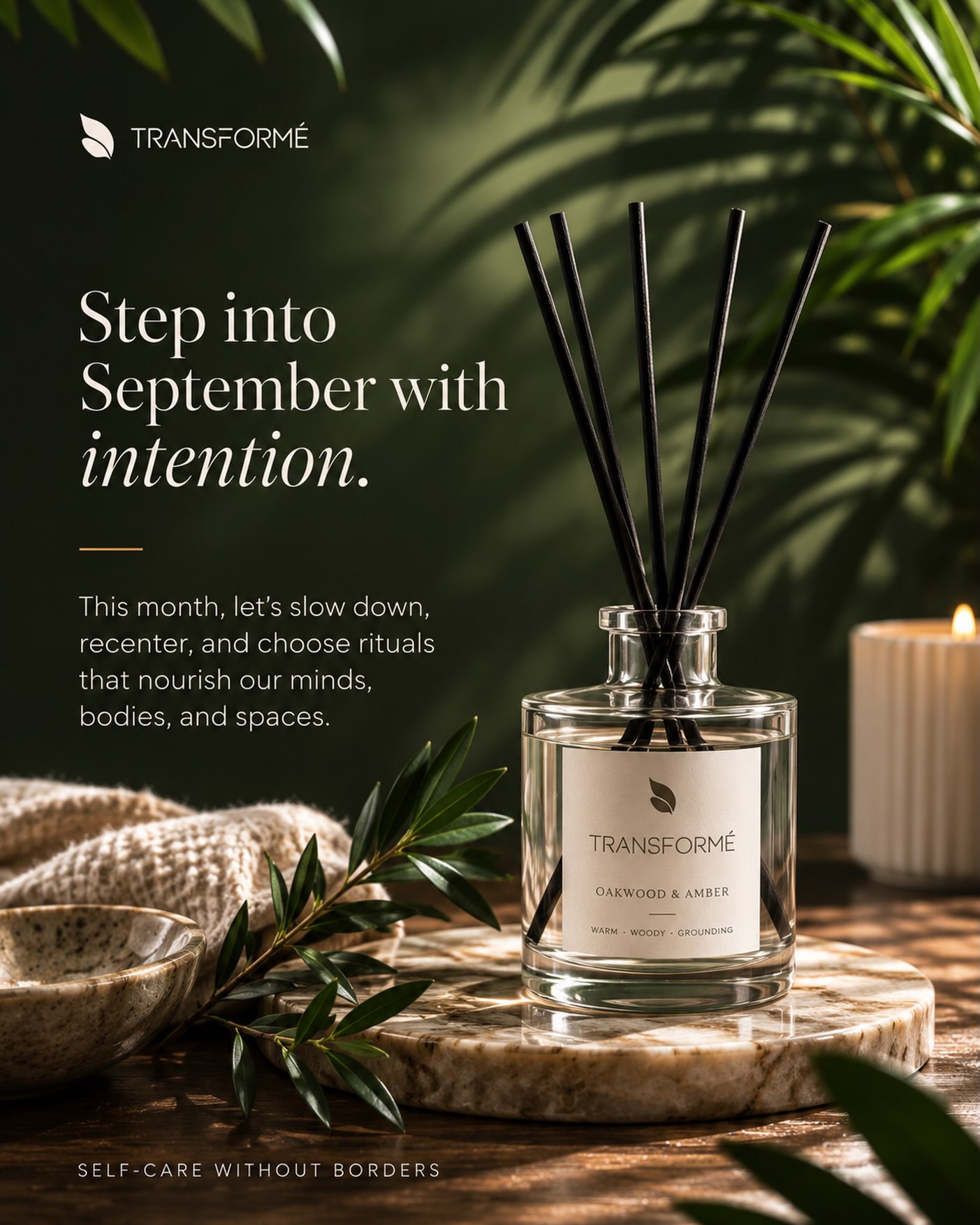 Fall is creeping in… and we’re not mad about it.🍂🍂🍂
We’re entering September intentionally.
#transforme #homefragrance #reeddiffuser #roomspray