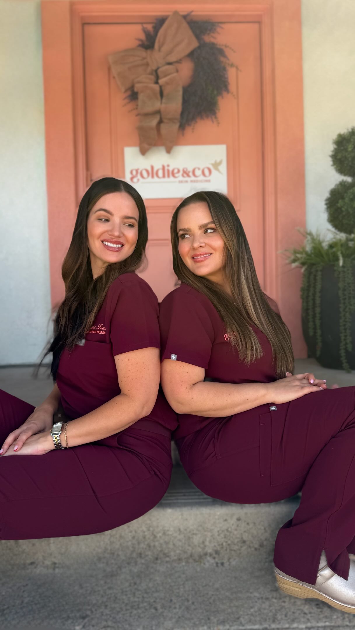 Cool job. Better company. 🤍
Just two girls doing what we love…helping women feel really good in their own skin.
Just another day at Goldie. ✨