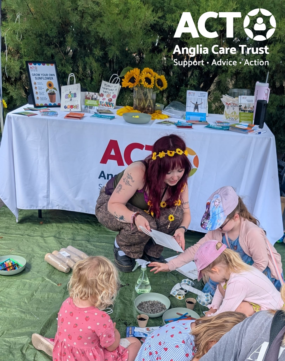 We recently joined the Stowupland Community Day, enjoying a lovely day meeting local families and members of the community.
Our Community Connectors team was on hand to chat about the support available to help people improve their wellbeing, reduce isolation and connect with activities in their local area. We were also joined by our new Community Pathway Officer, Ebony, who spoke to visitors about the new role supporting people as they are discharged from Woodlands Mental Health Hospital, helping them reconnect with their community and access the support they need.
Thank you to everyone who came to see us - we always value the opportunity to meet local people.