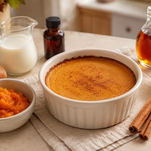 Healthy Single-Serving Crustless Pumpkin Pie
This little crustless pumpkin pie has all the comforting flavors of traditional pumpkin pie without the work—or temptation—of having a whole pie sitting in the kitchen. It’s an easy way to enjoy a cozy fall favorite in just the right portion. #pumpkin #pumpkinpie #pumpkinrecipe #pumpkinspice
https://www.the-unscripted-years.com/post/healthy-single-serving-crustless-pumpkin-pie
