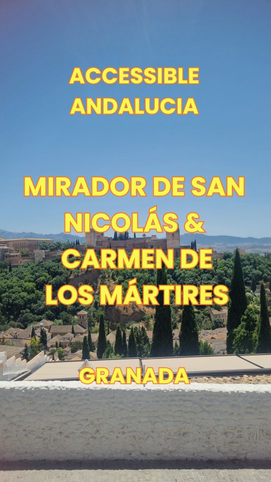 ♿️ Two beautiful places to visit in Granada 🇪🇸
We visited Mirador de San Nicolás and Carmen de los Mártires to see what they’re like in a wheelchair and both were definitely worth visiting.
📍 Mirador de San Nicolás
The views across Granada towards the Alhambra are incredible, and on a clear day you can see all the way to the snow-capped Sierra Nevada mountains. 🏔️ The area around the viewpoint is cobbled and uneven, so getting around in a wheelchair isn’t completely straightforward, but the accessible red Alhambra buses make getting up the hill so much easier. 🚌♿️
📍 Carmen de los Mártires
This beautiful garden wasn’t fully accessible, with some areas difficult to reach in a wheelchair. But there was still plenty to enjoy. 🌳 It’s peaceful, relaxing and really cool under the trees, especially on a hot day.
Neither location is perfect when it comes to accessibility, but with a little planning, both are absolutely worth the trip. ❤️
📌 Save this post for your wheelchair accessible visit to these two Granada gems!
#AccessibleTravel #Granada #MiradorDeSanNicolas #CarmenDeLosMartires #AccessibleSpain