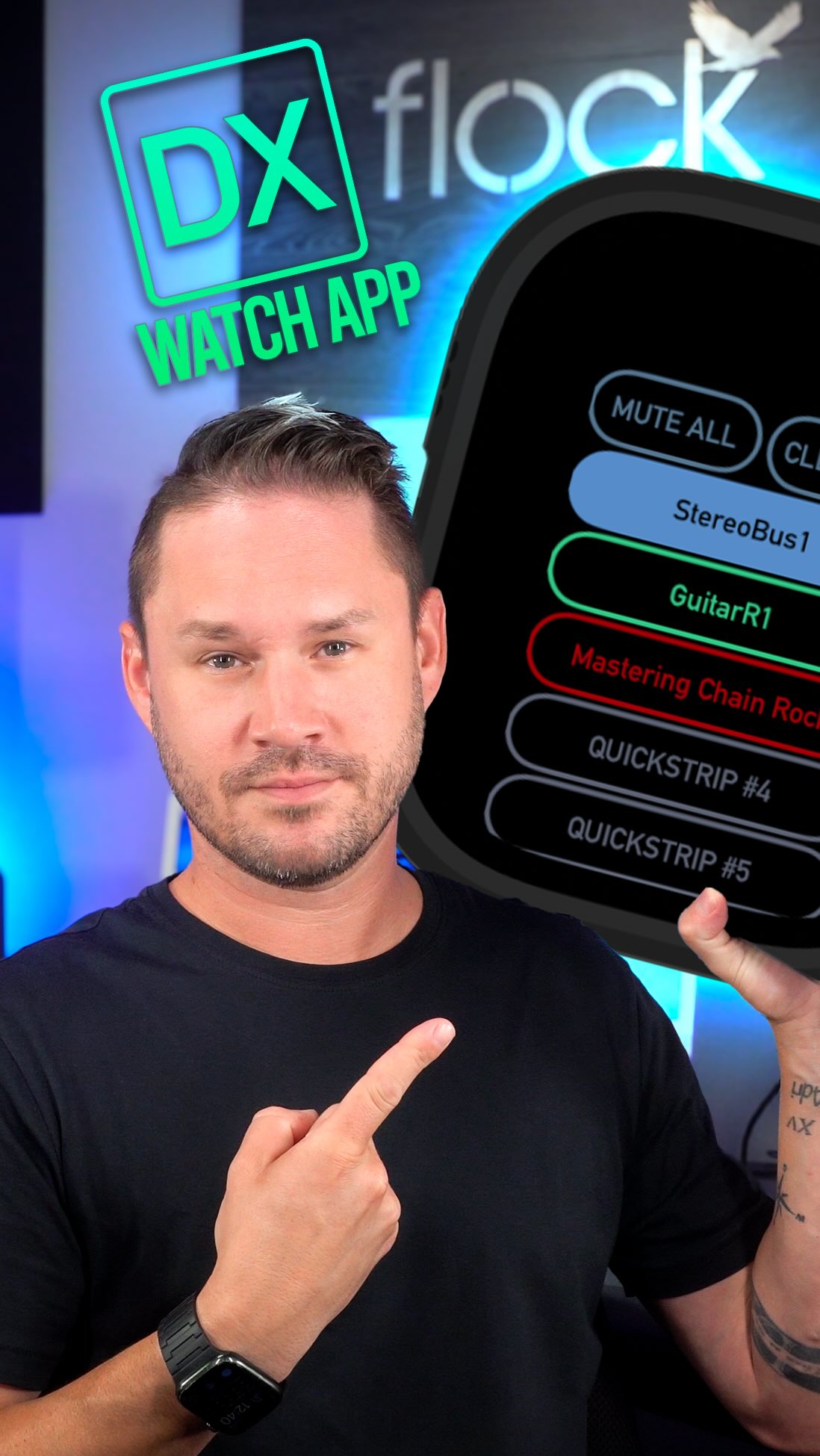⌚️ Routing from your Wrist? No Way! 🚫 Actually Yes Way! ✅
➡️ DX 1.1.7 - https://youtu.be/FWkfYEk-3Rk
- - -
🛒 Shop Now - www.flockaudio.com/buy
📍Dealers - www.flockaudio.com/dealers
- - -
Use your Analog Hardware like plugins with simple drag + drop intuitive functionality plus so much more! Contact your preferred Flock Audio Dealer to learn more and order your PATCH Series model today!
- - -
See why thousands of audio professionals and studios around the world are switching to the new standard of analog routing… The PATCH Series!
- - -
#musicproducer #recordingstudio #studiolife #musicproduction