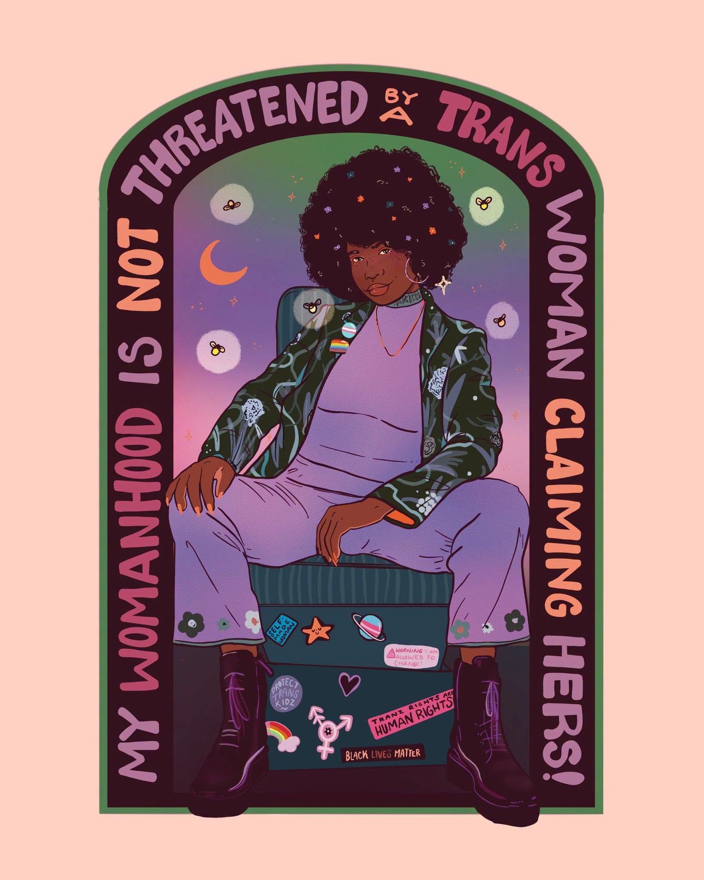 There is no finite amount of womanhood to go around. 💗
Politicians who attack trans rights want us to believe that the freedom and dignity of trans women somehow come at the expense of cisgender women. They don’t.
Our liberation is connected — and we won’t let politicians divide us to advance an agenda that threatens all of our freedoms. 🏳️⚧️
🎨: @liberaljane