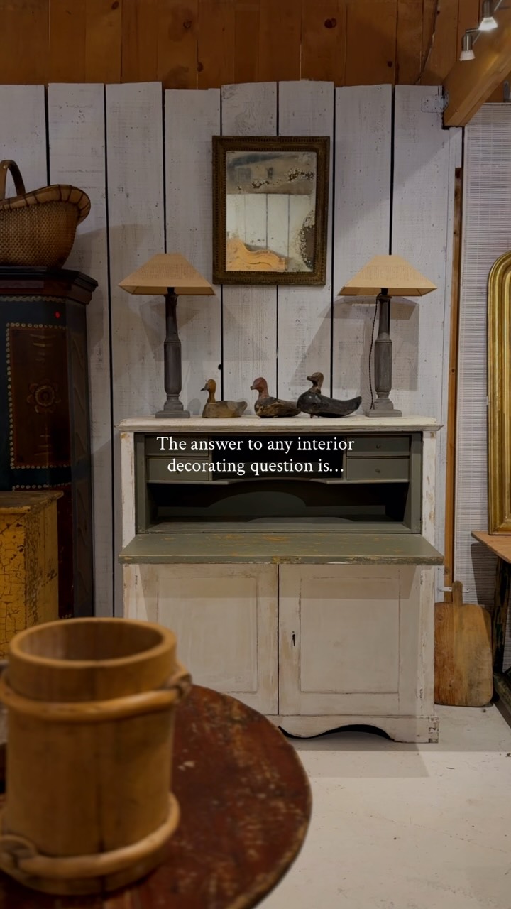 The answer is always….
#frenchantiques #antiquing #vintagehome #reclaimedwood #antiquepottery