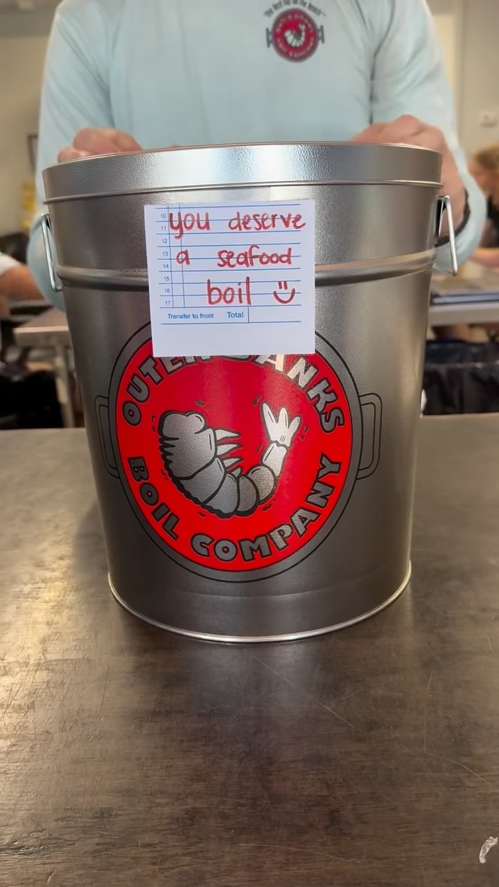 In case nobody’s told you yet today…
Treat yourself and book your catered seafood boil or a takeout pot to go with us at Outer Banks Boil Company!