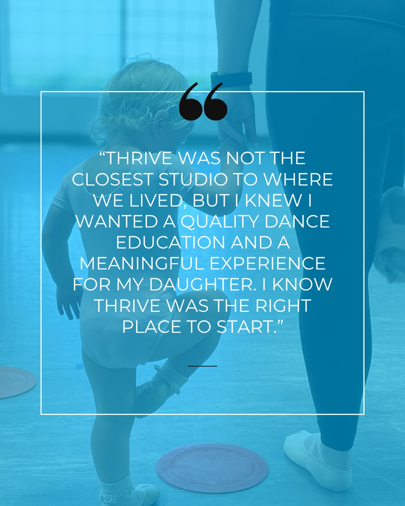 Sometimes the right fit is worth going a little further for. 💙
We’re so grateful for the families who choose Thrive from across our community and beyond-trusting us with their dancers’ education, growth and experience.
Here’s to another season of growing together. ✨