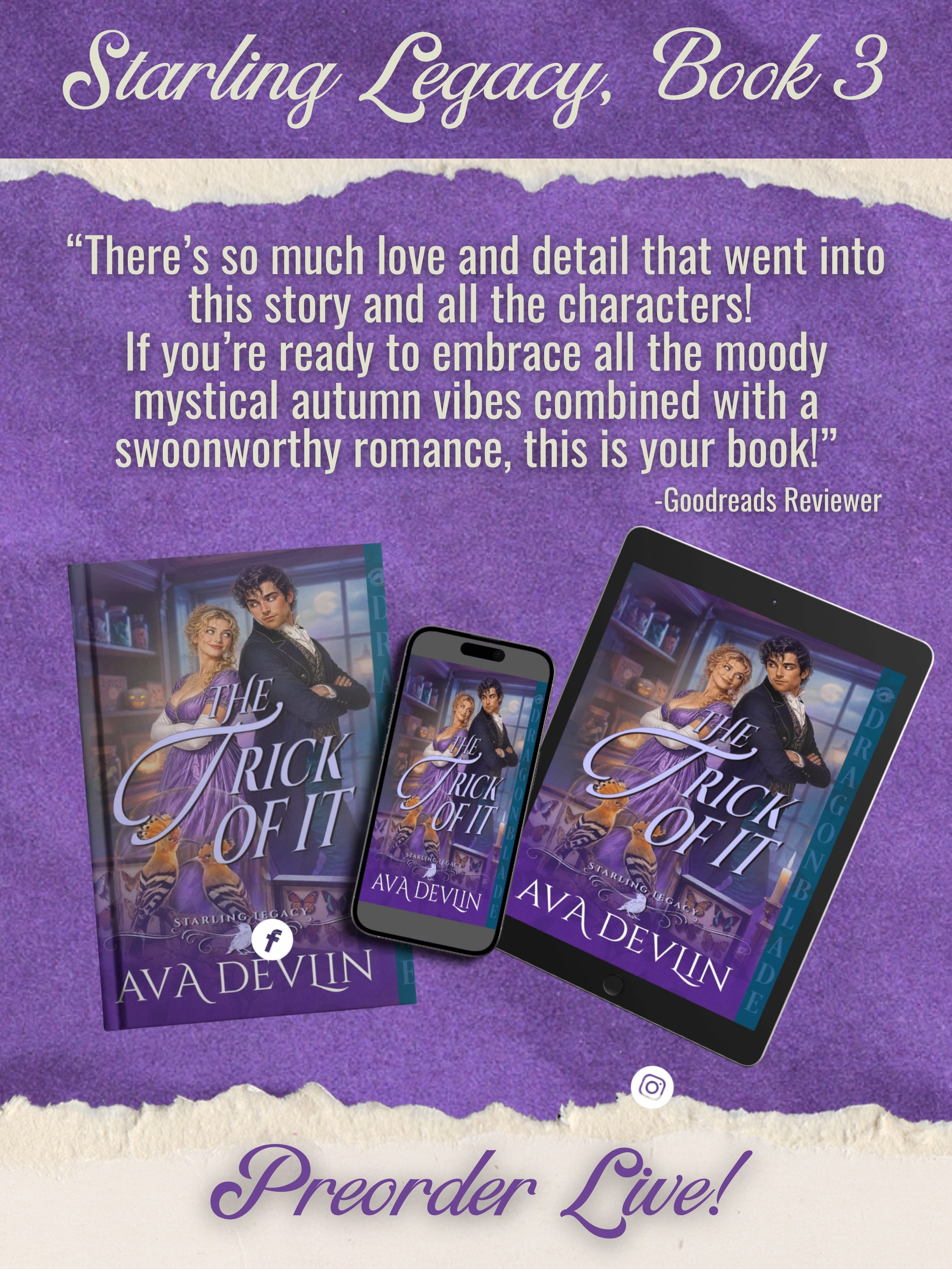 Rhys and Seph were friends once. Partners. They made audiences believe in magic.
Then everything fell apart.
Now they’re being forced back together—and all those old sparks?
Turns out they never actually went away.
Only TWO DAYS until Rhys and Seph work out THE TRICK OF IT.
Preorder here:
https://amzn.to/4fFjtmS
Tropes you’ll enjoy:
Rivals to Lovers
Forced Proximity
One Bed
Fake Married
Irish Traveller Heroine
Welsh Hero
Tricksters in Love
Samhain/Halloween Romance
Gothic Atmosphere
Magical Realism