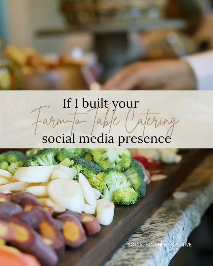 For a catering company or event space, you want your clients to feel like they already know you. Your social media should tell a story AND make people feel like they are part of it!
But as we mentioned before, pretty pictures are not enough to turn followers to clients.
So for your social media presence, we would use
-Slow motion videos to make time feel like its moving slowly. -Share lots of behind the scenes. From where we get the food, to how its prepared, presenented, and finally enjoyed.
-Keep things upbeat. Happy staff and clients.
-Use branding that is fresh and bright, but also grounded and professional.
If you're ready to elevate your social media presence, reach out today and we together we can build a brand that not only represents you but also your ideal client.
#Branding #SocialMediaMarketing #Elevated #Events