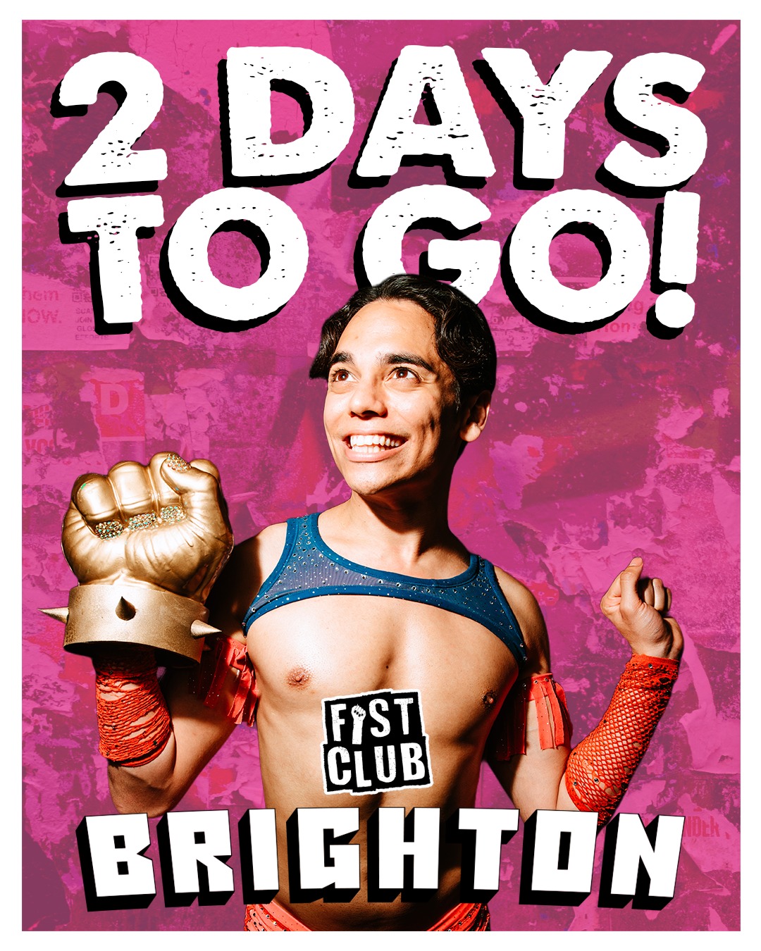 Only 30 tickets left for this Saturday at the @brighthelm.centre in Brighton - looks like we are headed for another sold out show.
What can you expect? Pro wrestling, cabaret, drag and a room full of queer joy!
Grab those final tickets now and let’s close out the summer in style! 👊